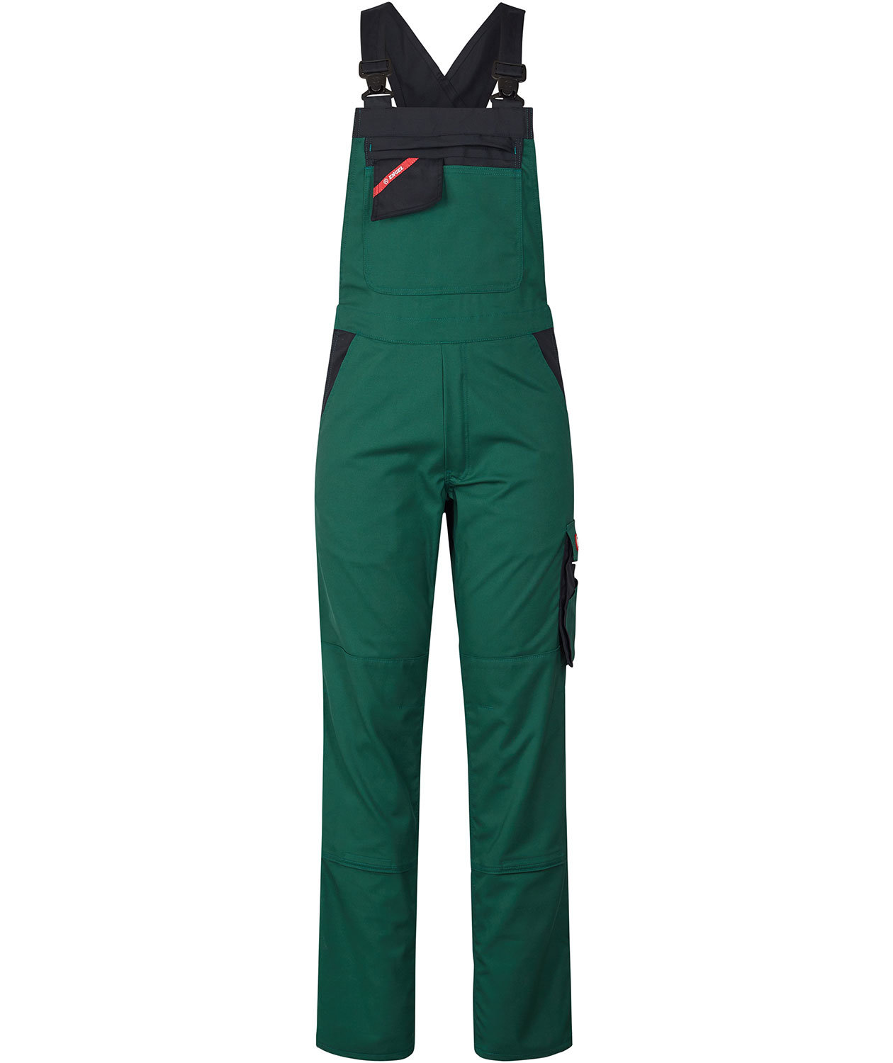 Engel Enterprise Slim Fit overall, Gr&ouml;n/Svart