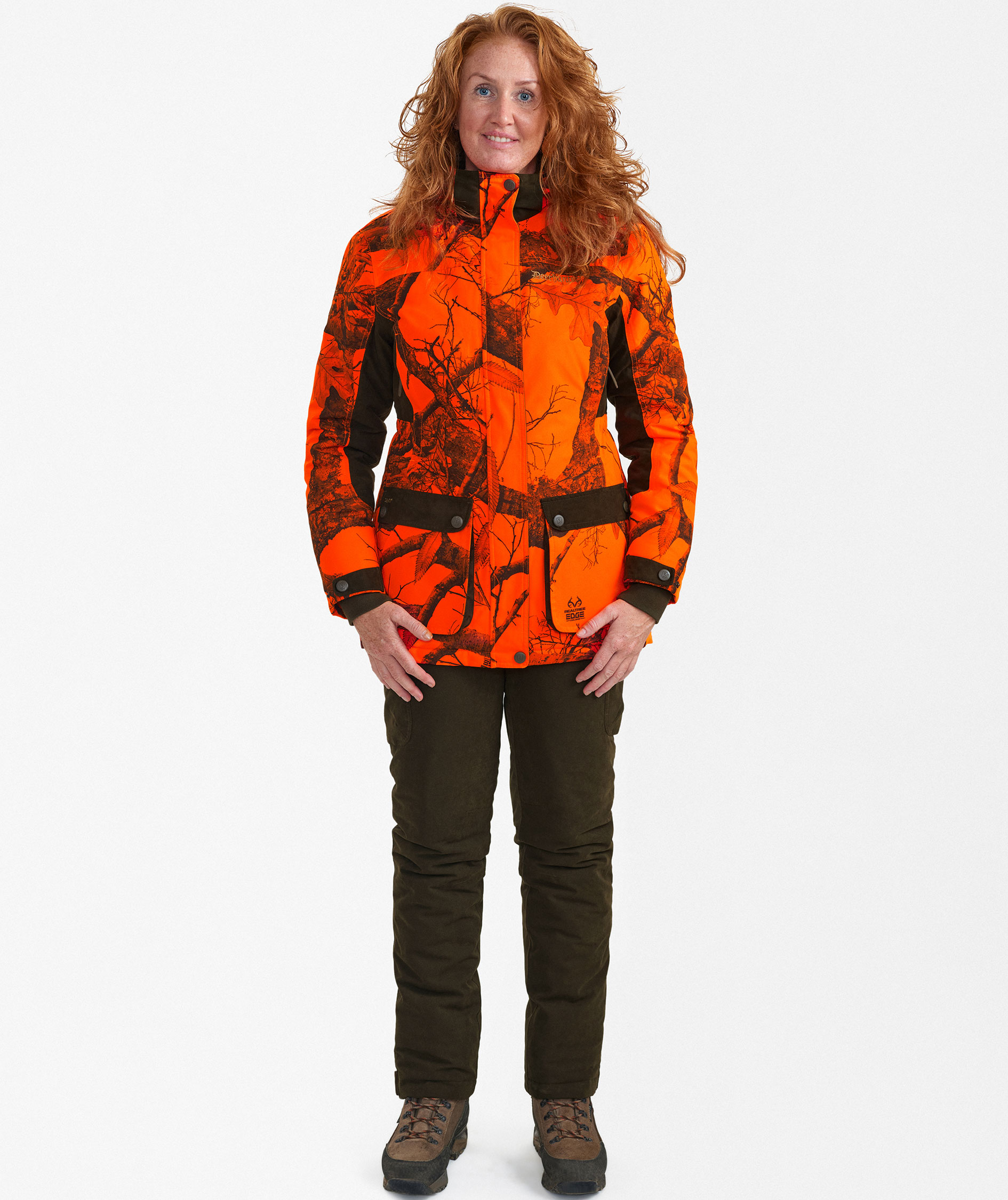 Deerhunter Eagle camo dame vinterjakke, Realtree Edge Orange, large image number 6