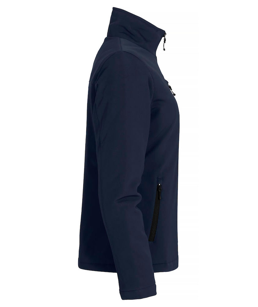 Clique lined women's softshell jacket, Dark navy, large image number 3