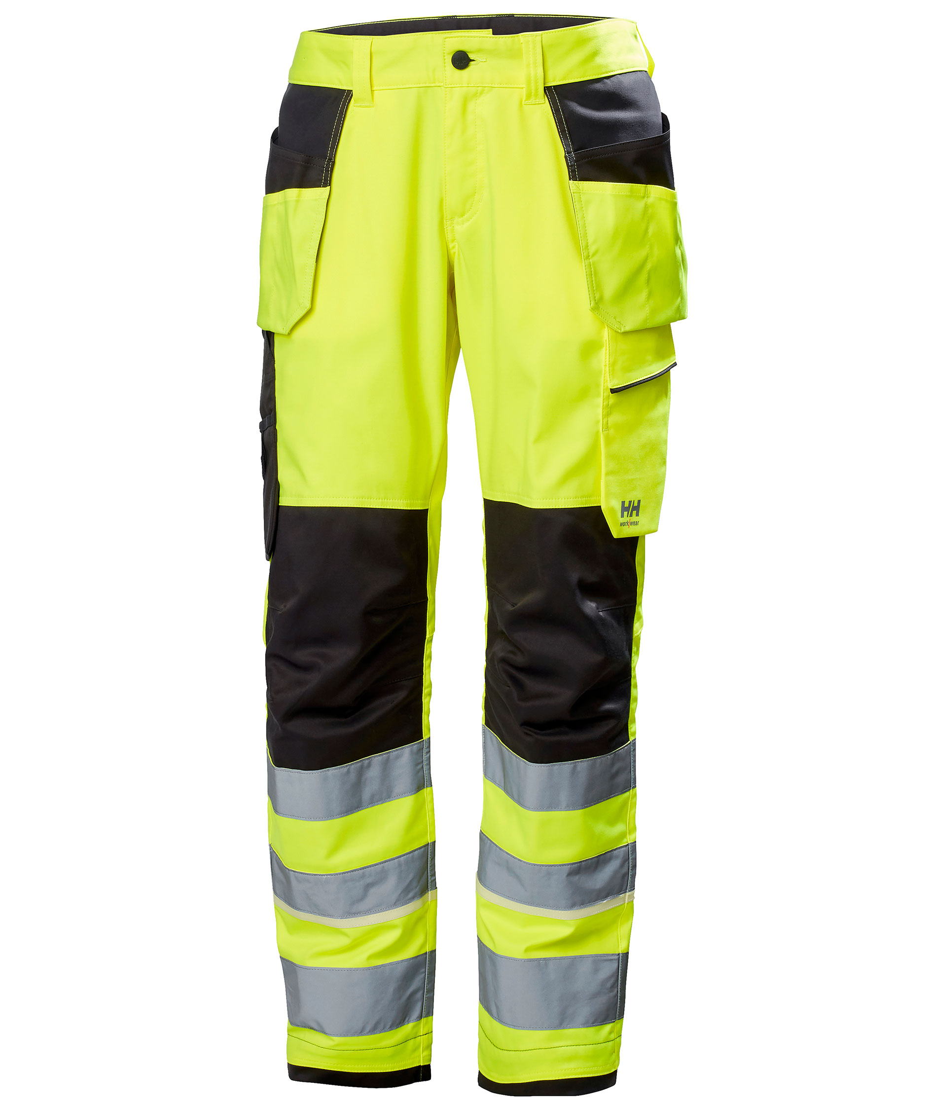 Helly Hansen UC-ME h&aring;ndverksbukse, Hi-vis Gul/Ebony
