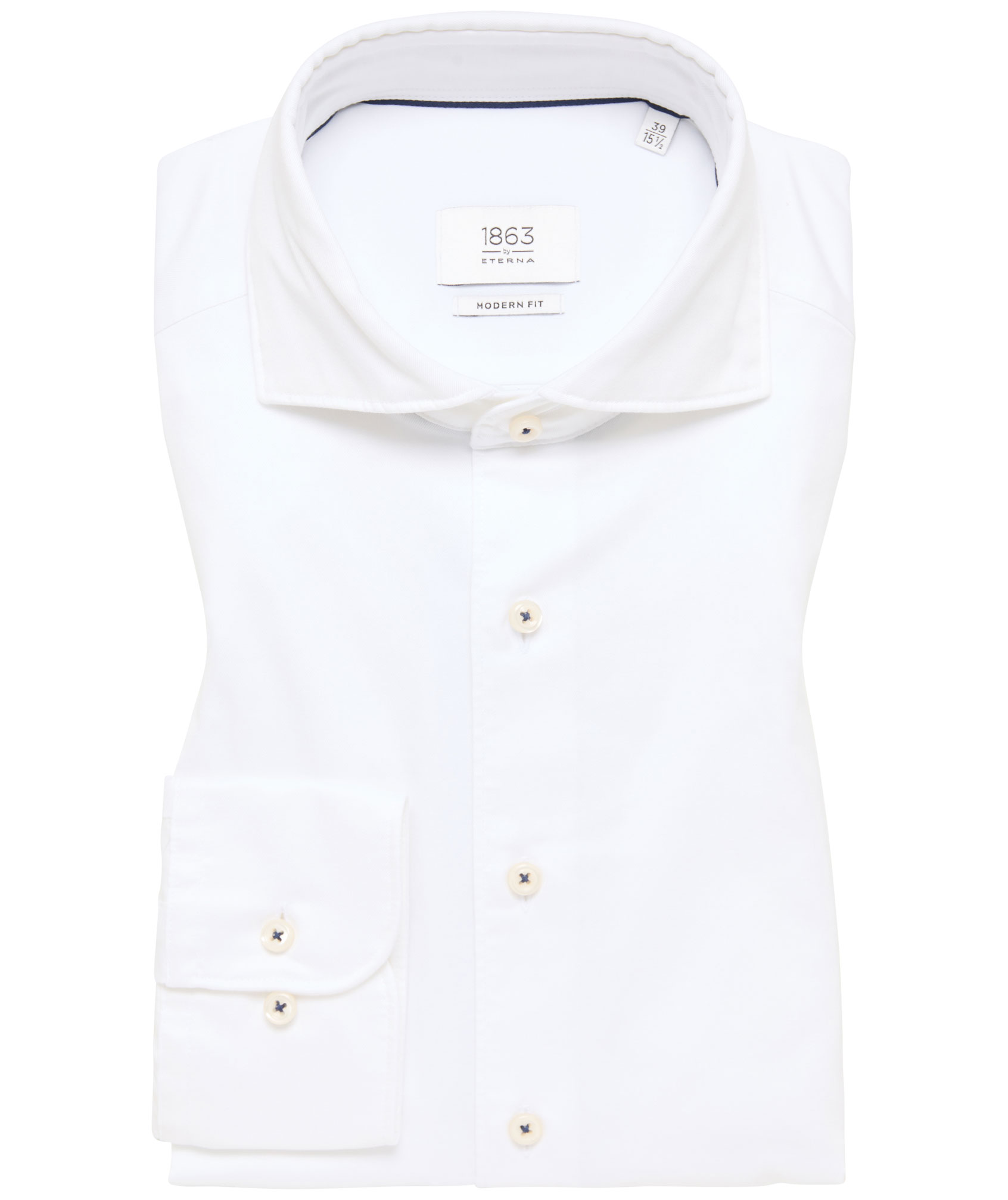 Eterna Soft Tailoring Modern fit shirt, Off White, large image number 4
