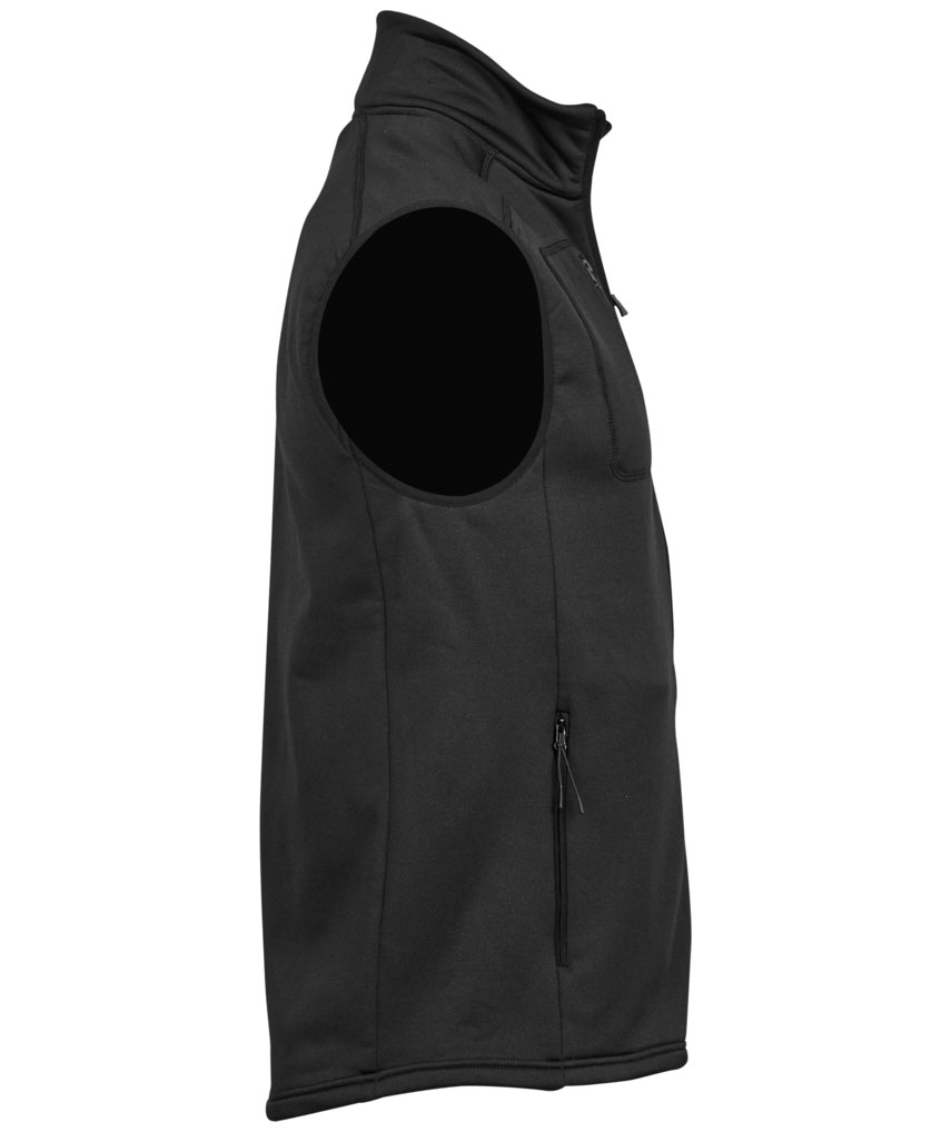 Tee Jays Stretch fleece bodywarmer, Black, large image number 2