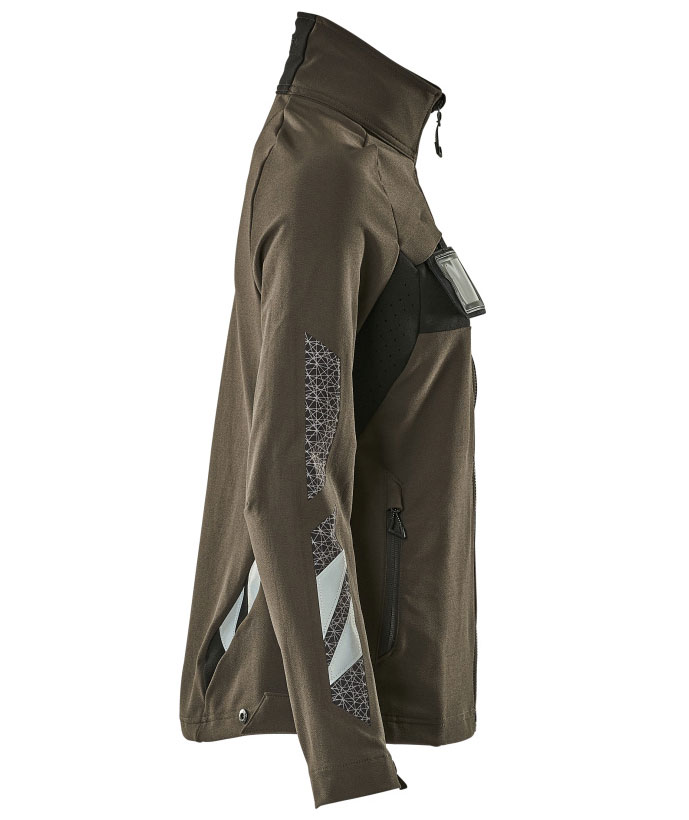 Mascot Accelerate dame jakke full stretch, M&oslash;rk Antrasitt/Svart, large image number 2