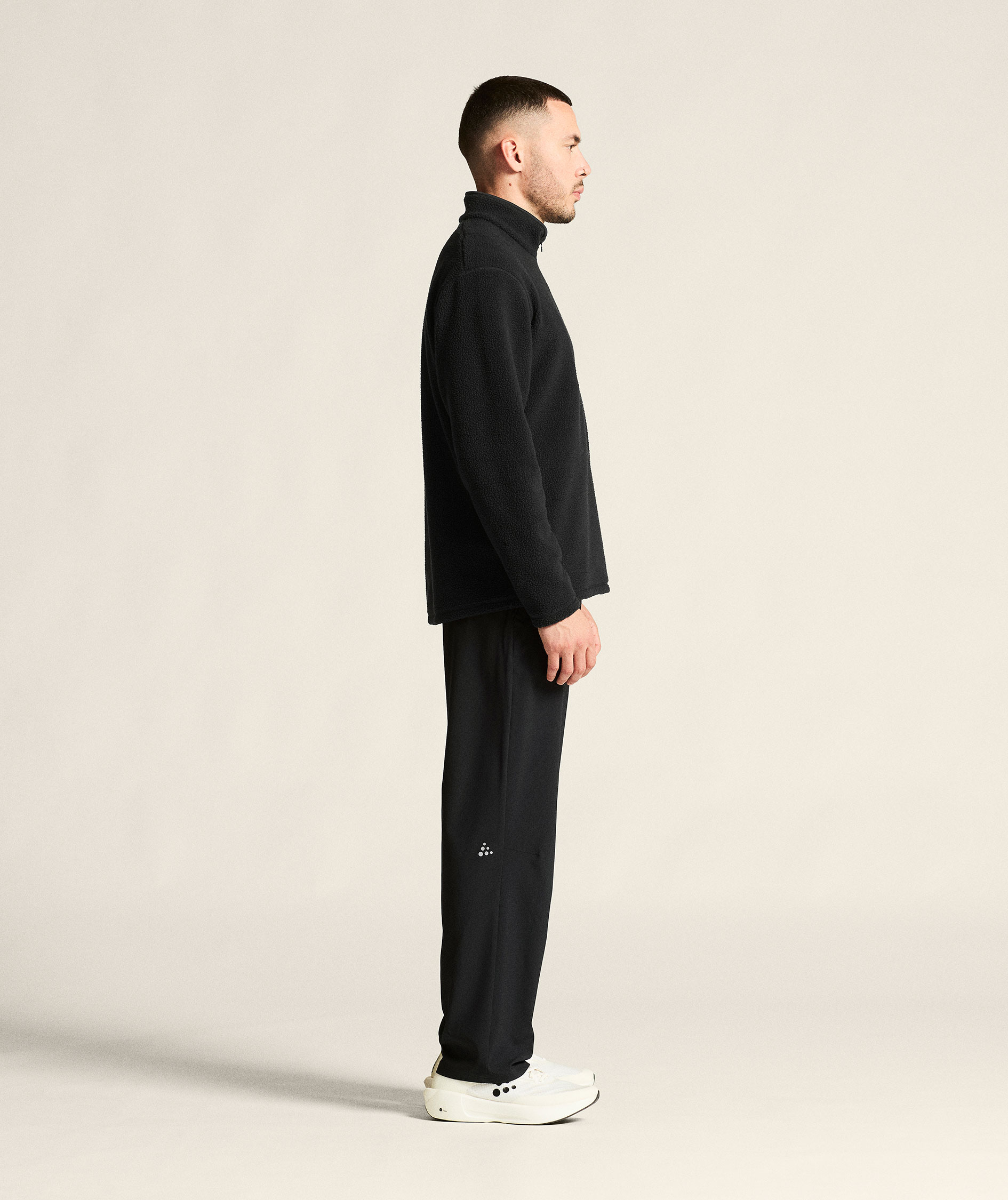 Craft Join half zip pile fleece pullover, Black, large image number 10