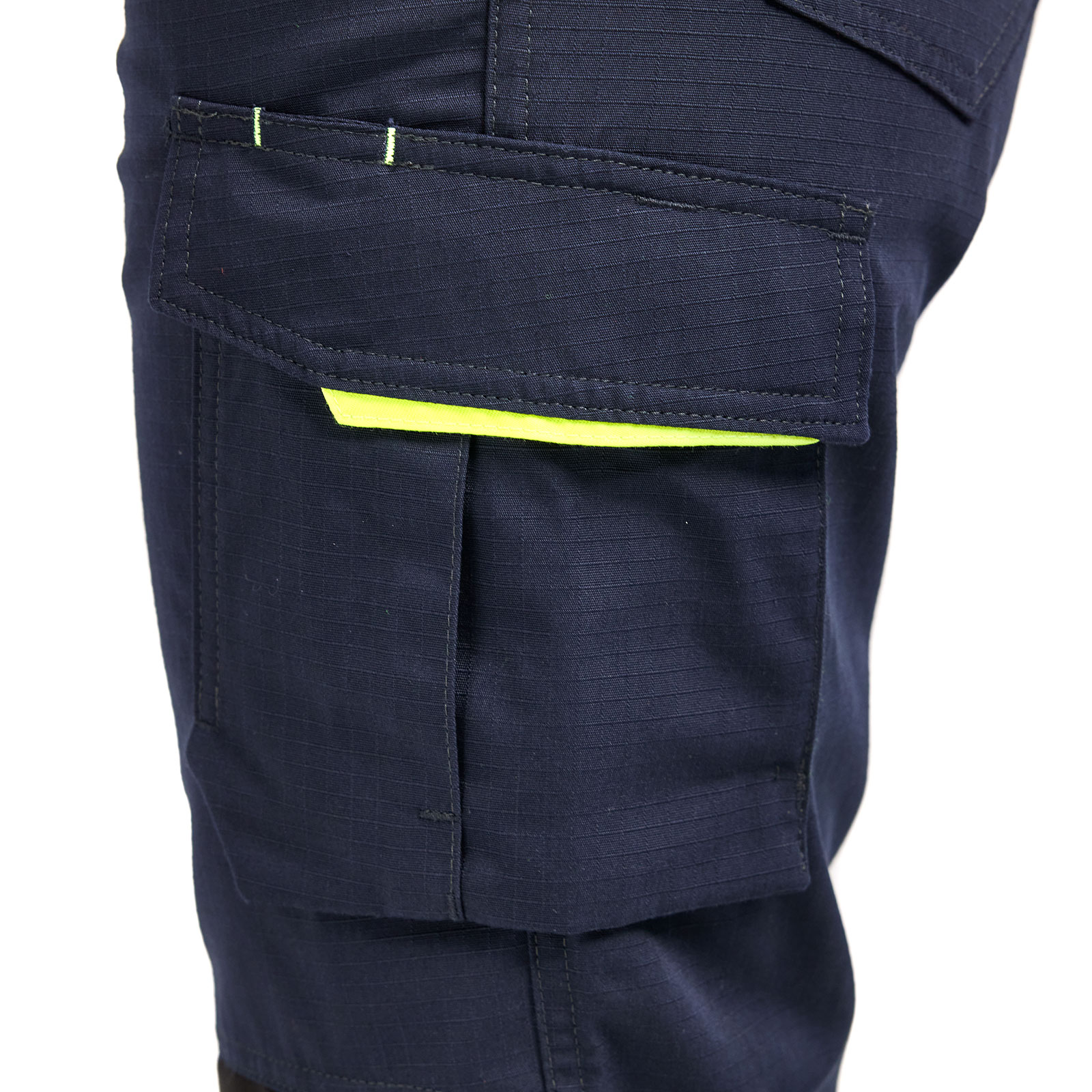 Bl&aring;kl&auml;der Unite Damen Diensthose, Dunkel Marine/Hi-Vis Gelb, large image number 7