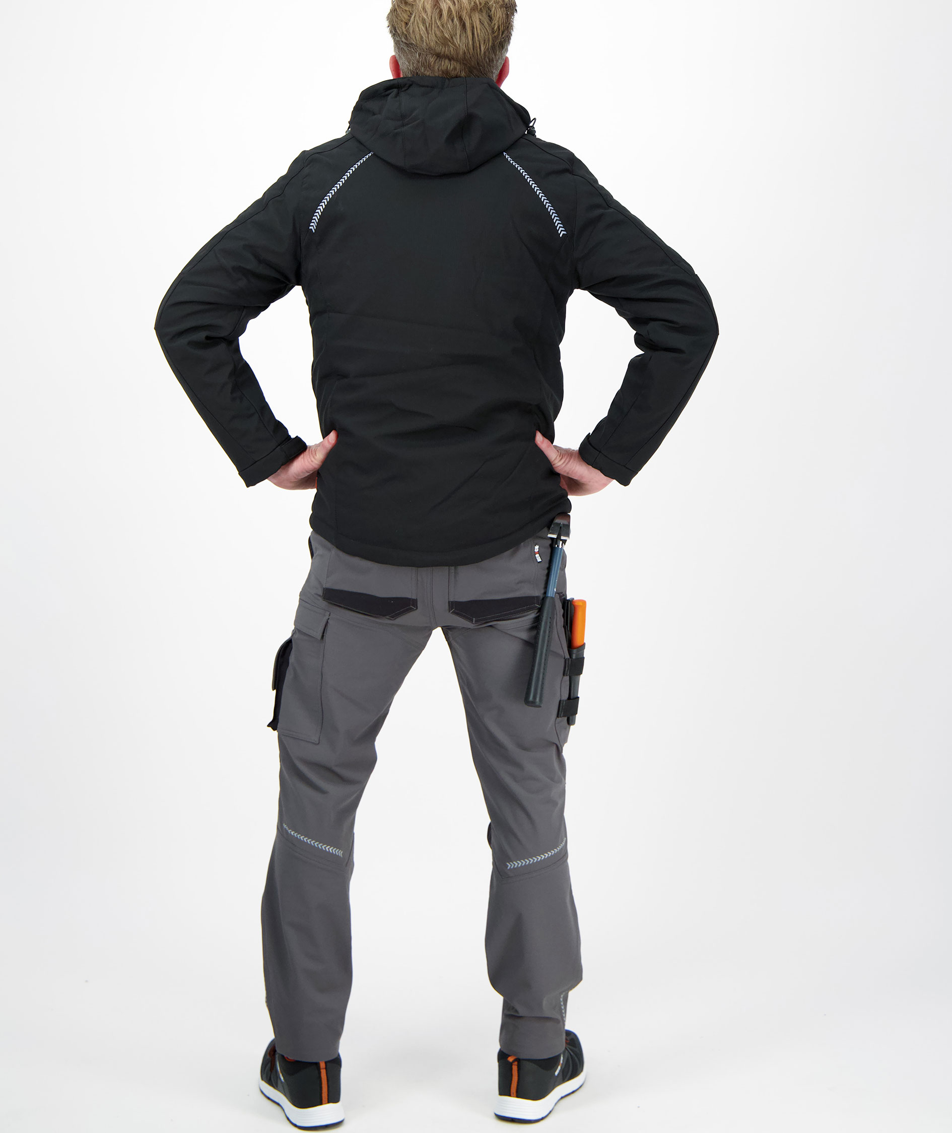 HEROCK Taris lined softshell jacket, Black, large image number 4