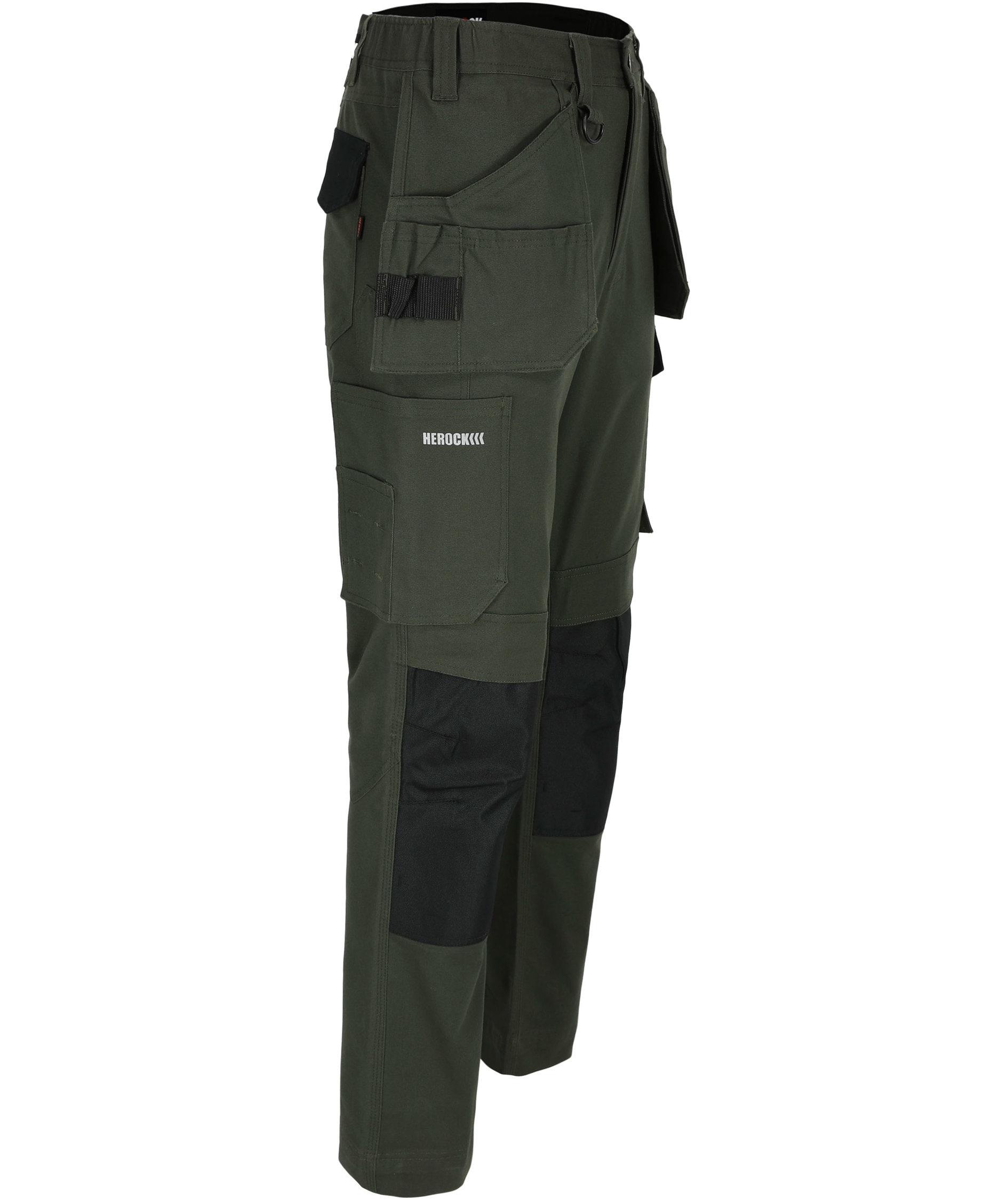 HEROCK Spero craftsman trousers, Dark Khaki/Black, large image number 4