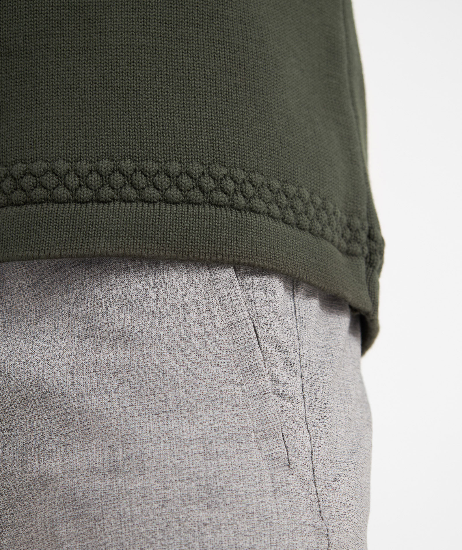 Clipper Aarhus knitted pullover, Dark olives, large image number 5