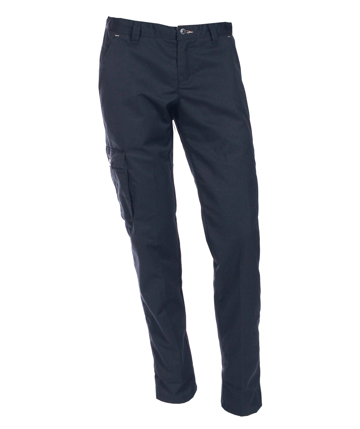Nybo Workwear Perfect Fit chino med extra benl&auml;ngd dam, Navy