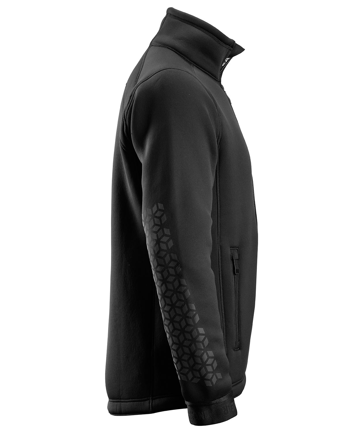 Snickers FlexiWork fleecejakke 8018, Svart, large image number 3