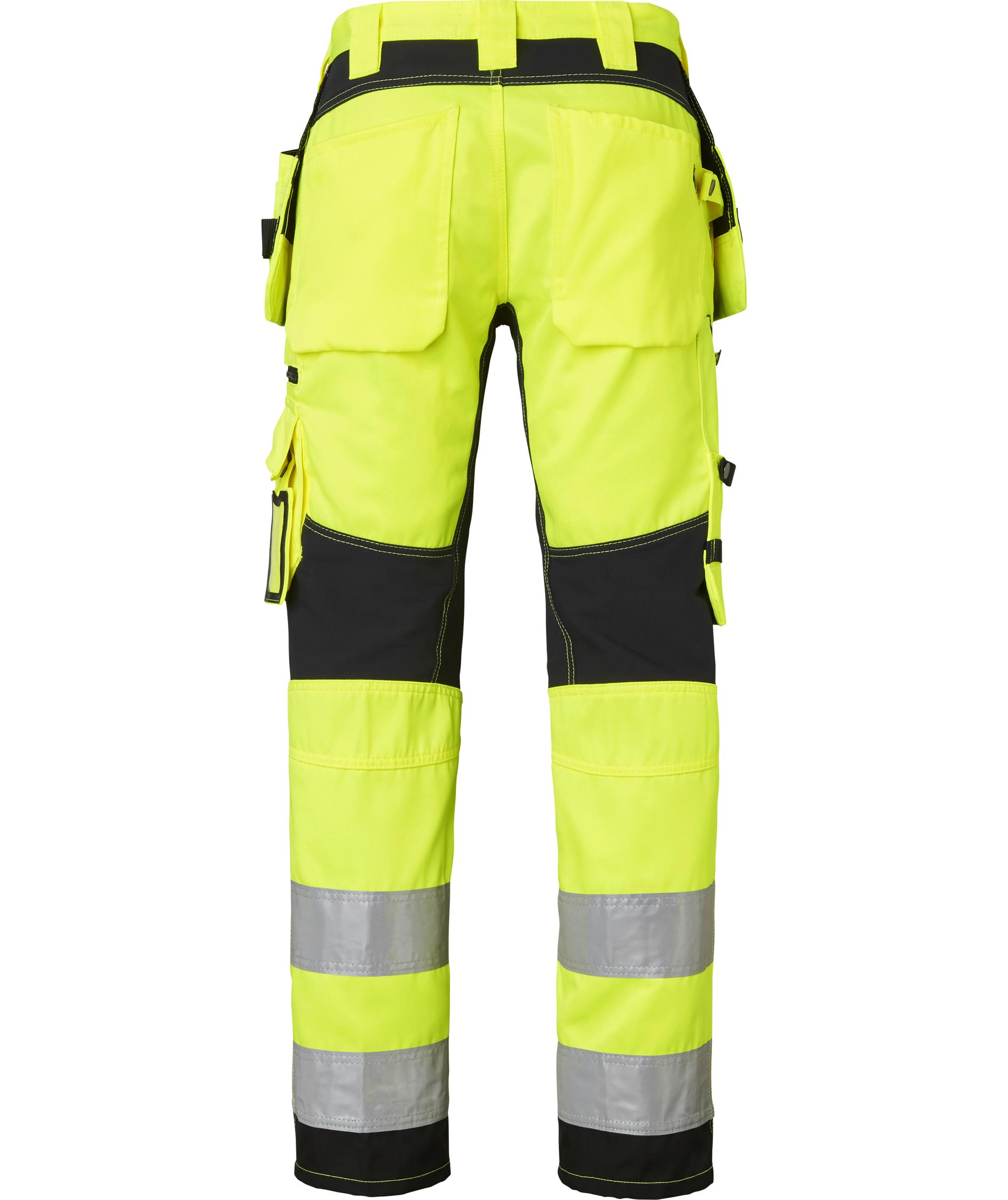Top Swede h&aring;ndv&aelig;rkerbukser 236, Hi-vis Gul/Sort, large image number 1