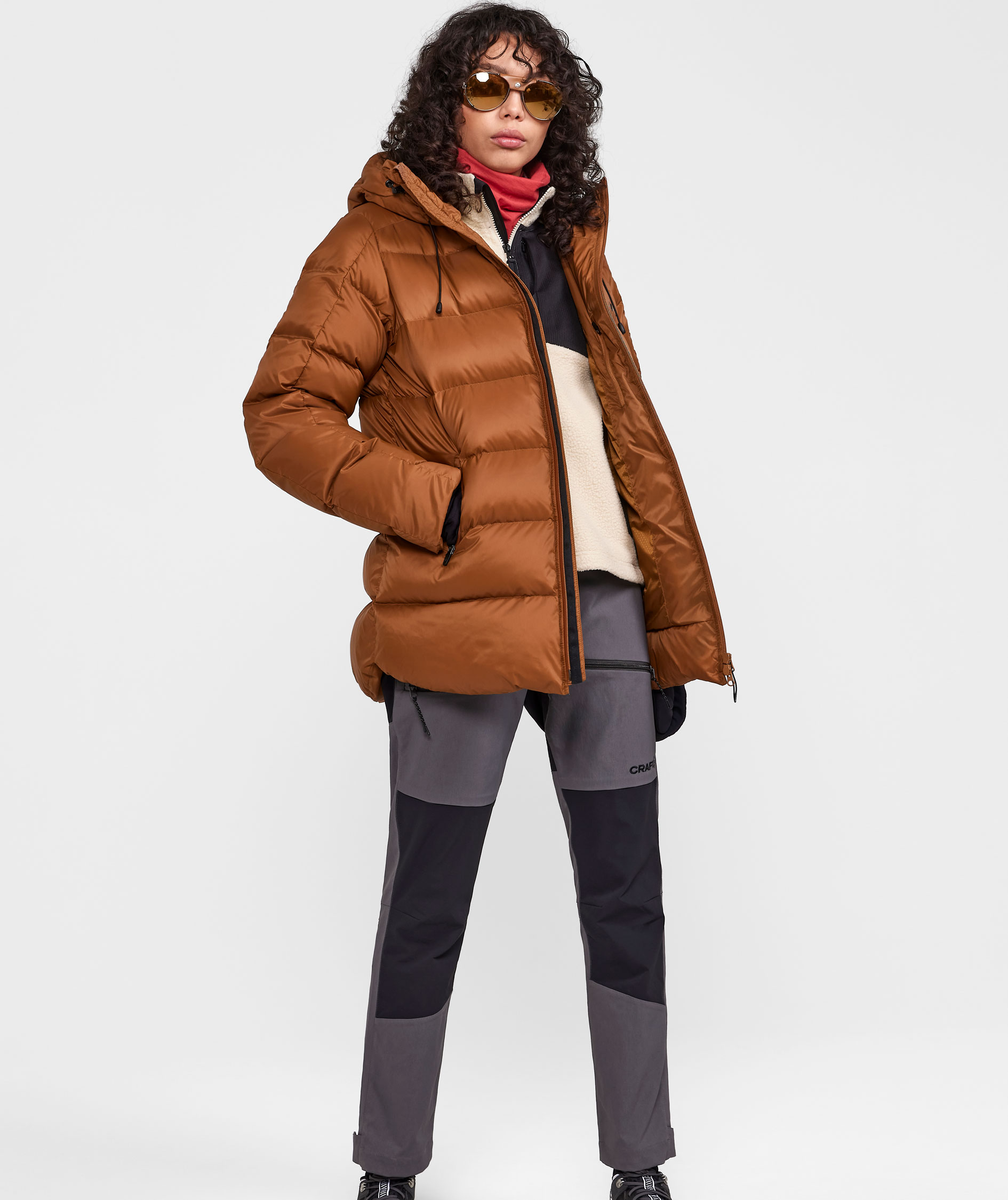 Craft ADV Explore p&auml;lsfiberv&auml;st dam, Ecru-black, large image number 3