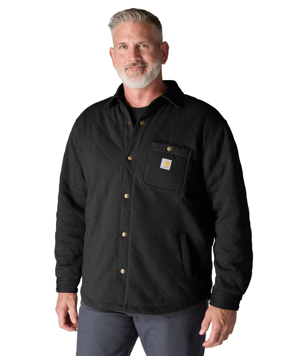 Carhartt  quiltad skjortjacka , Black