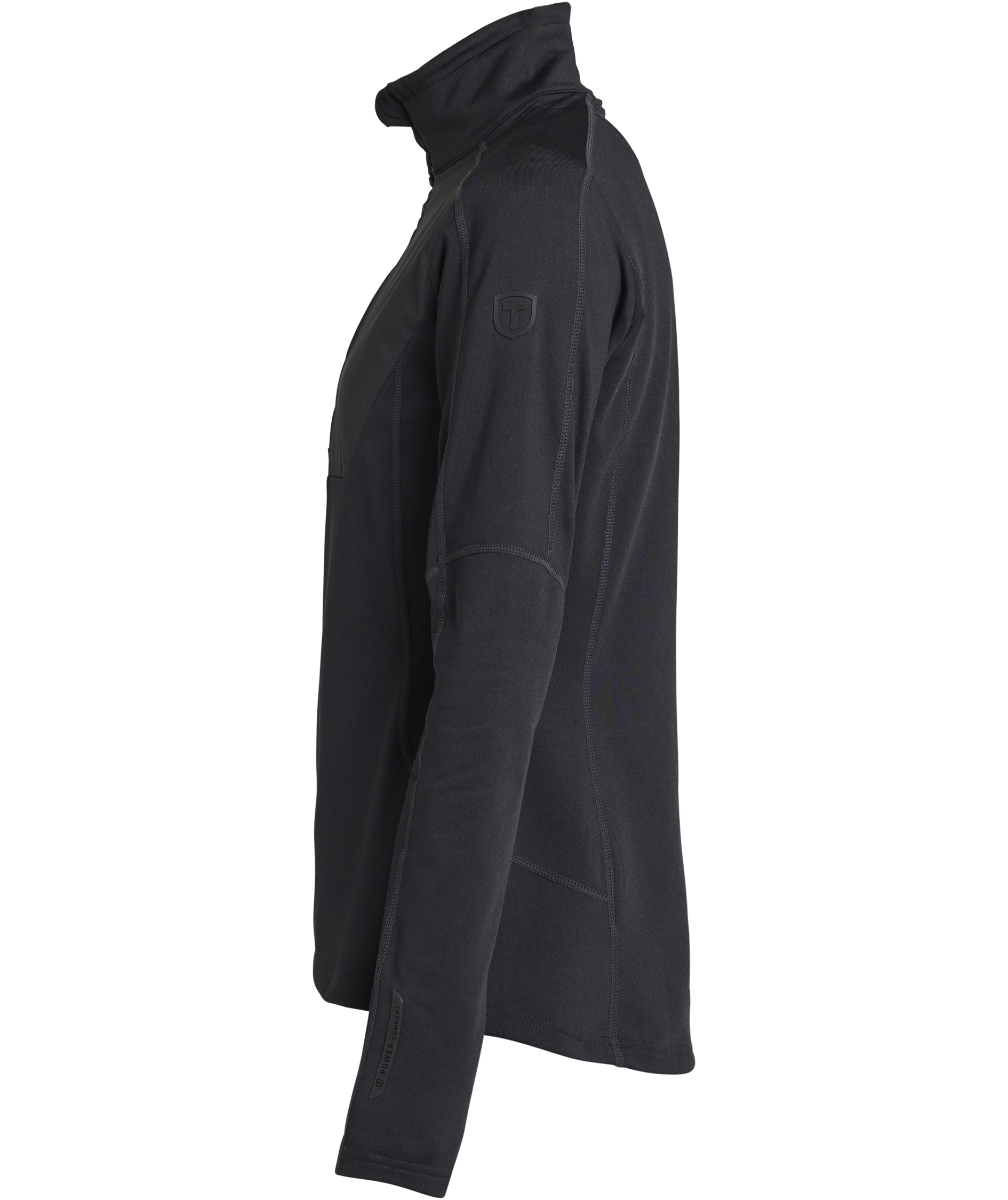 Tenson TXlite Windblock dame half zip, Sort, large image number 5