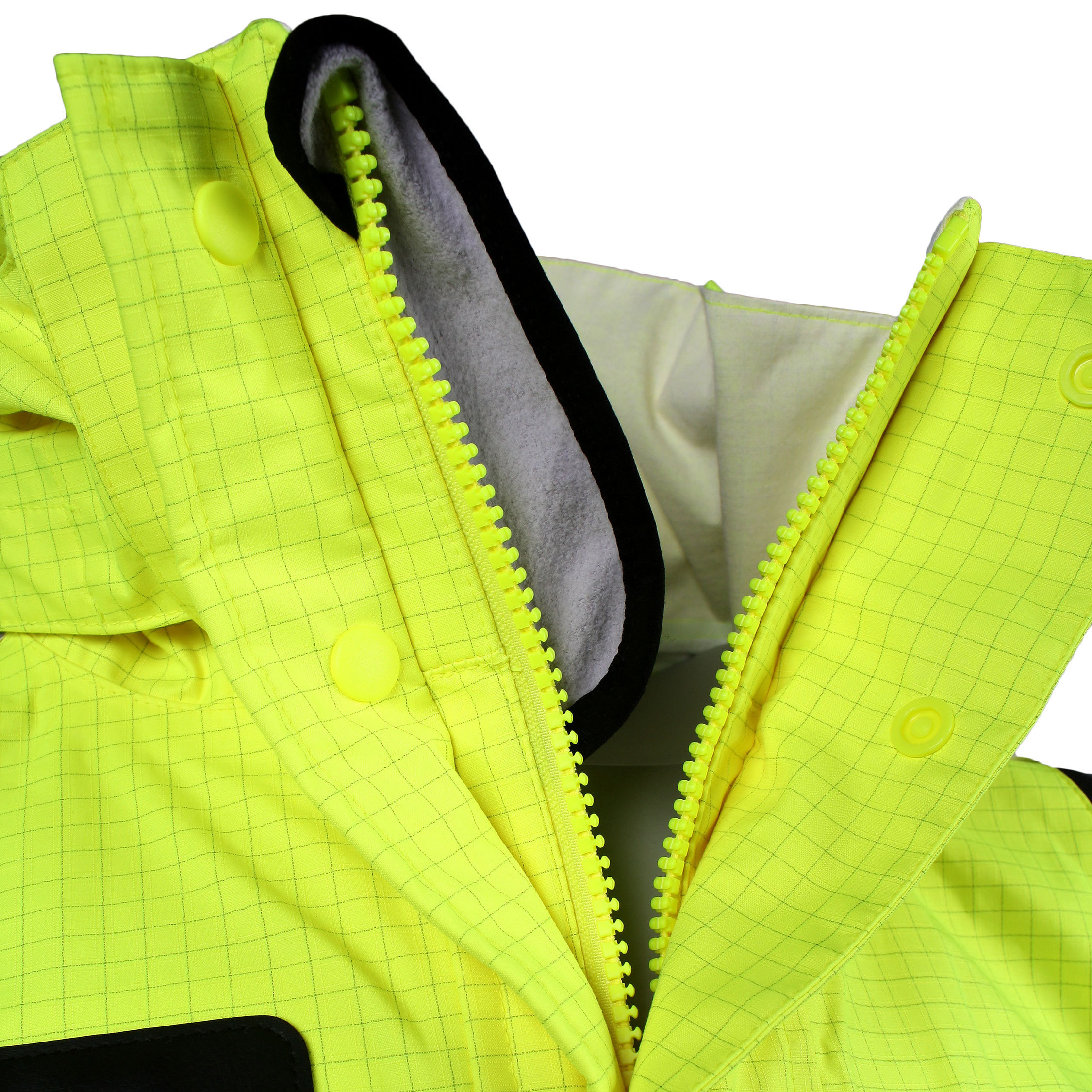Lyngs&oslash;e Multinorm skaljakke, Hi-vis Gul/Sort, large image number 2
