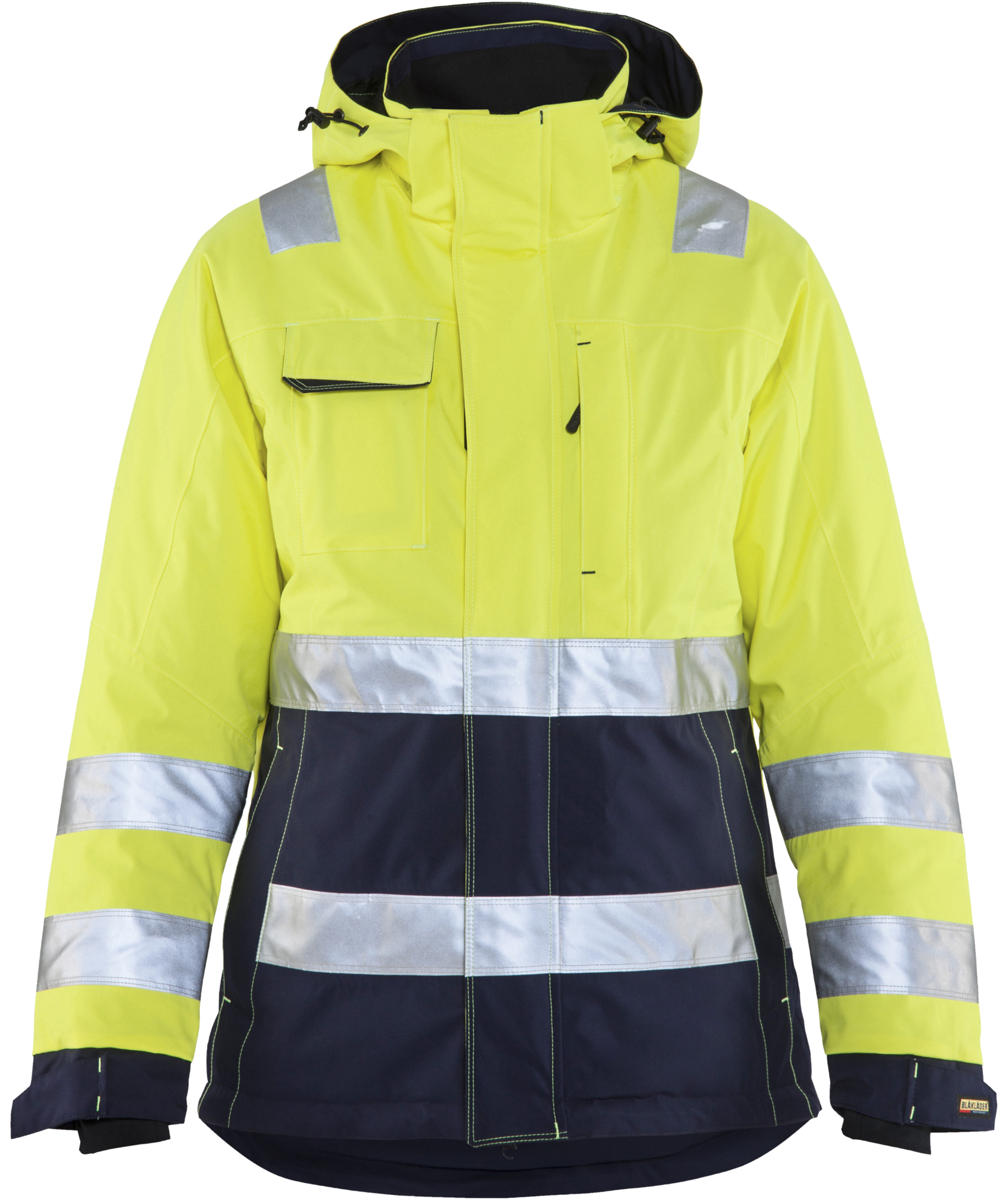 Bl&aring;kl&auml;der women's winter jacket, Hi-vis Yellow/Marine, large image number 0