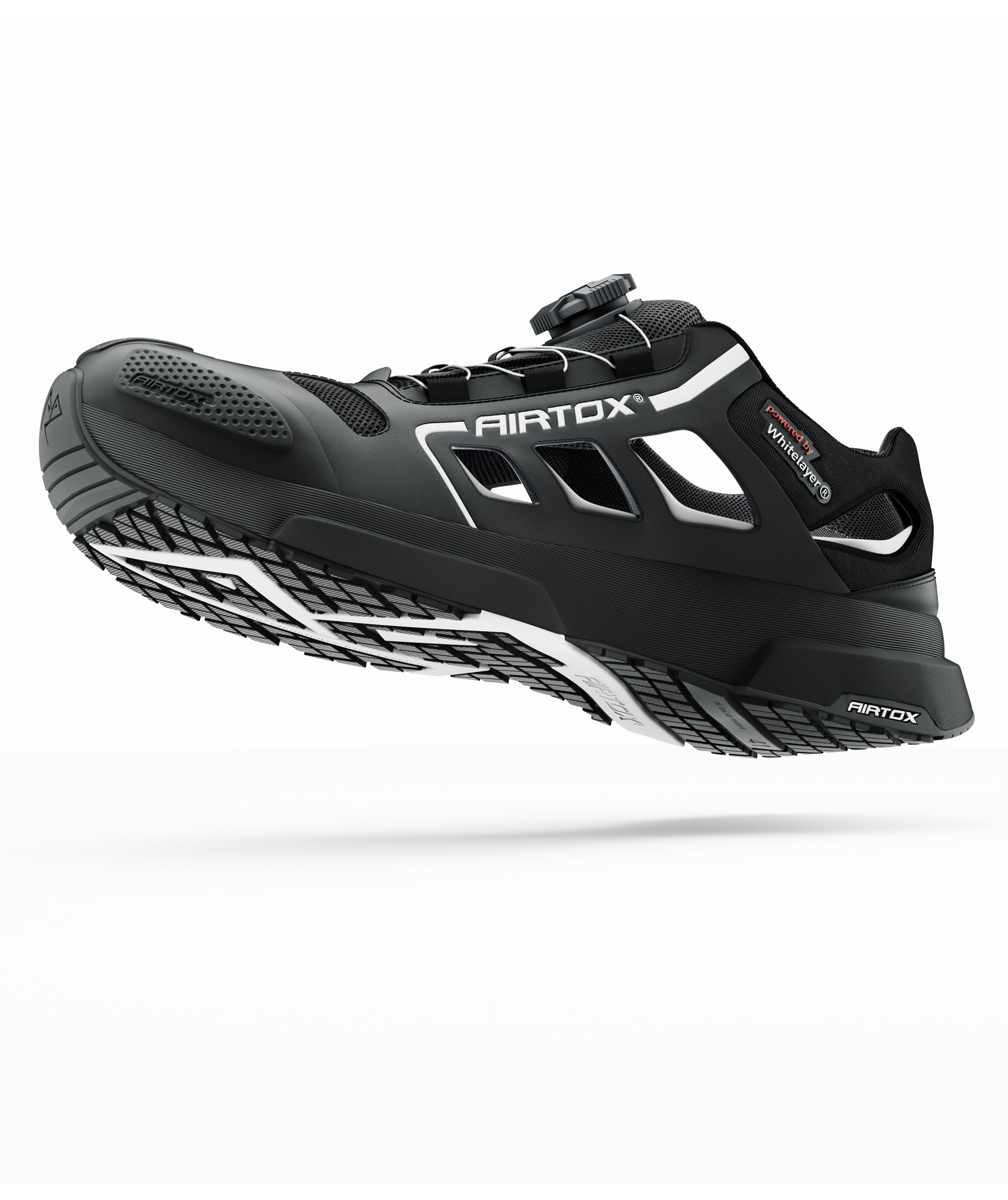 Airtox FS22 sikkerhedssandaler S1P, Sort, large image number 12