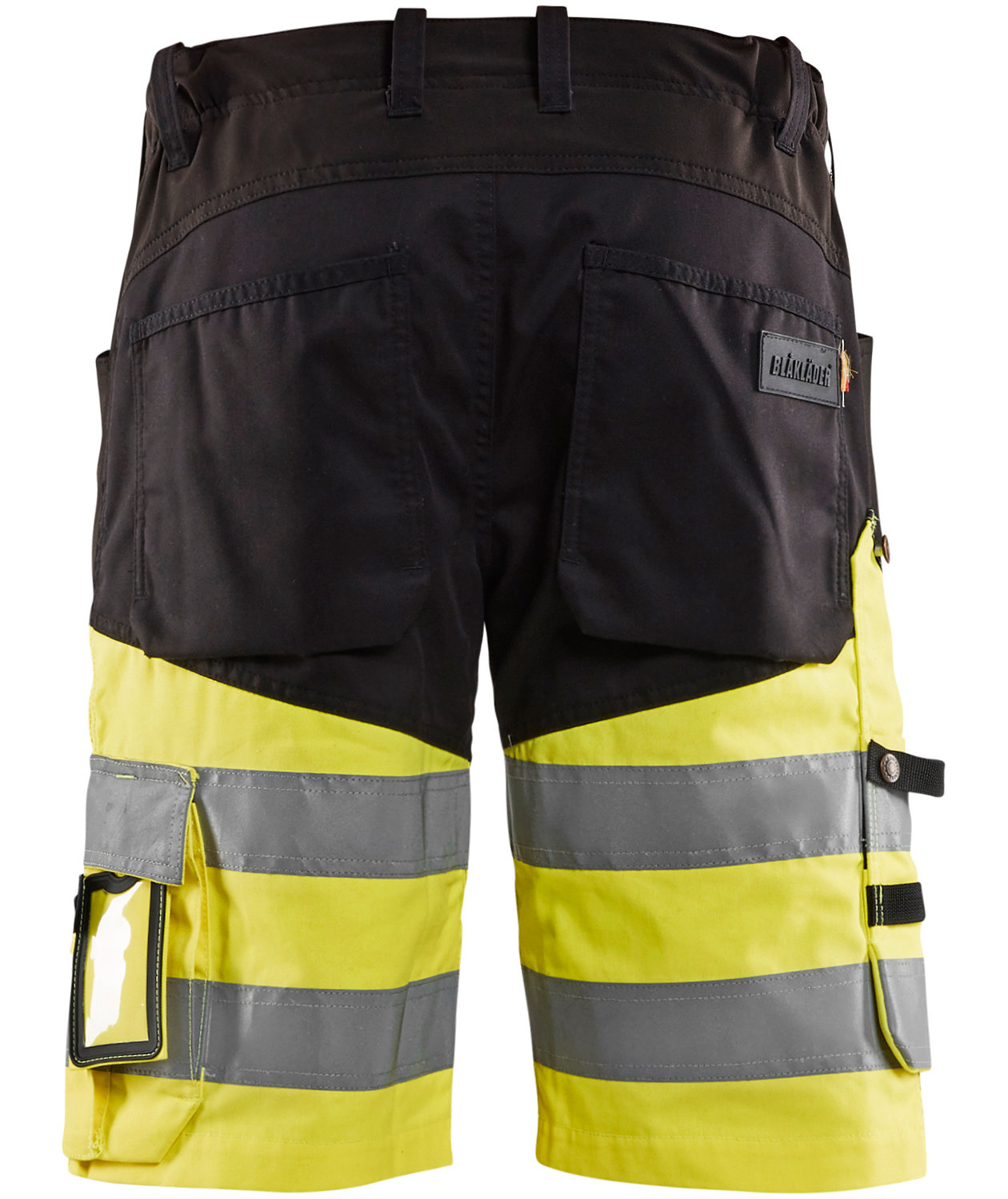 Bl&aring;kl&auml;der arbeidsshorts, Svart/Hi-Vis Gul