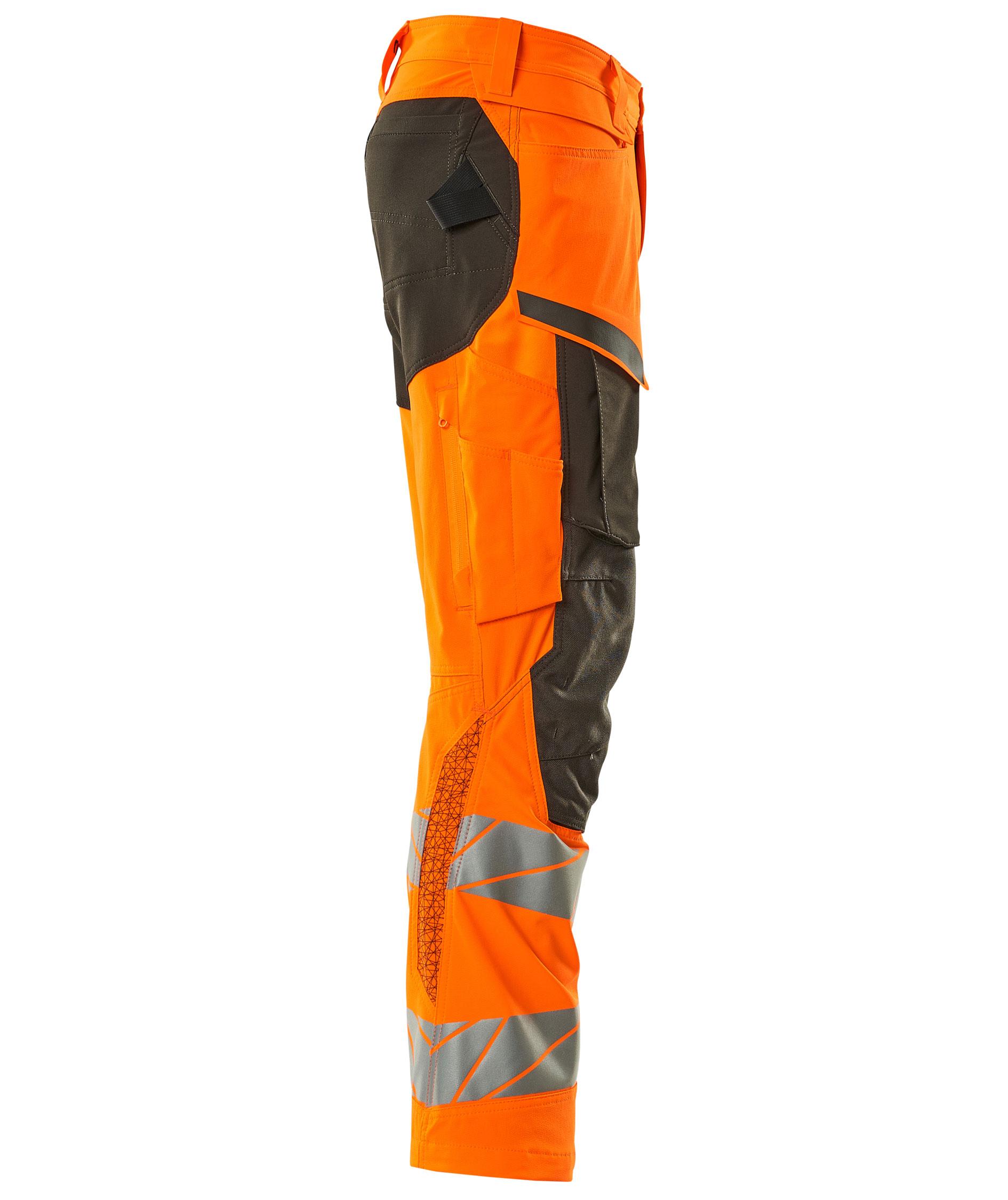 Mascot Accelerate Safe Arbeitshose full stretch, Hi-vis Orange/Dunkles Anthrazit, large image number 2