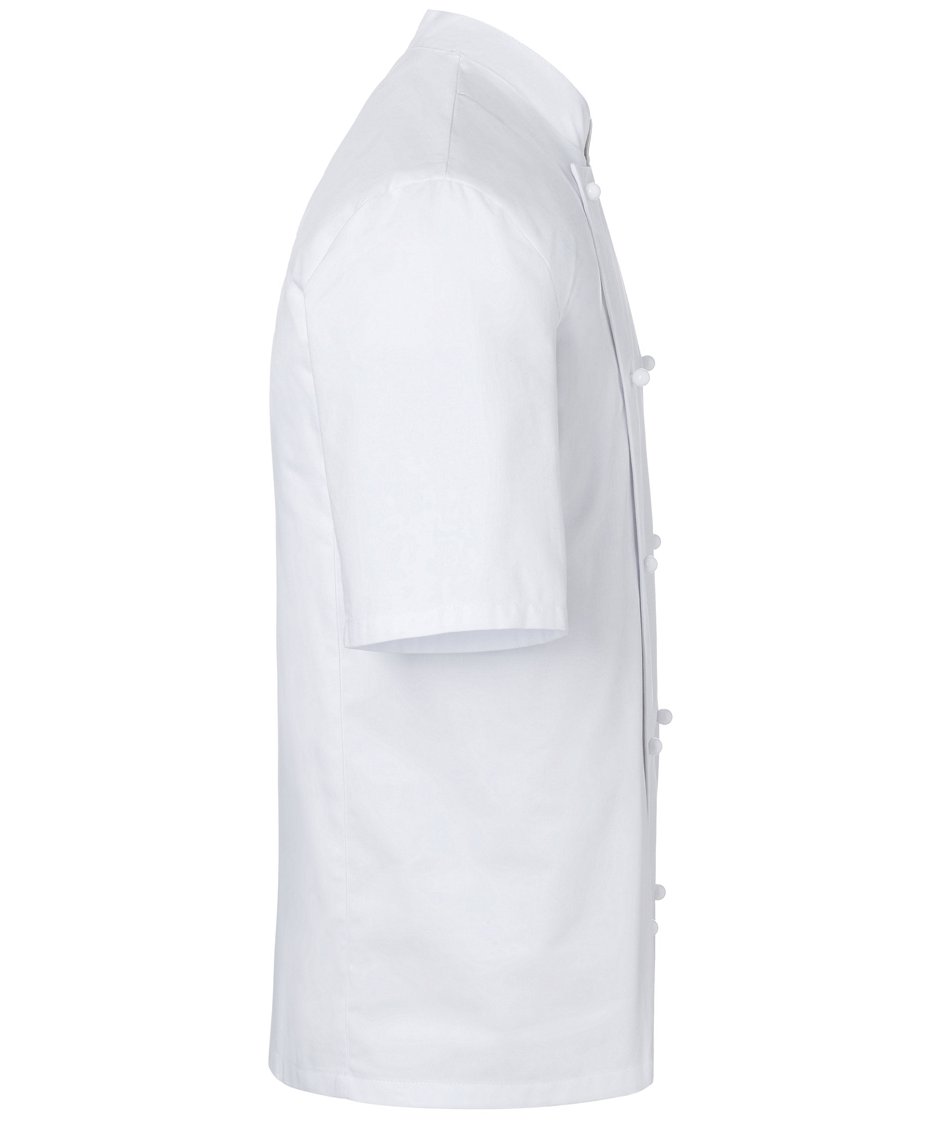 Karlowsky Lennert short-sleeved chefs jacket without buttons, White, large image number 3