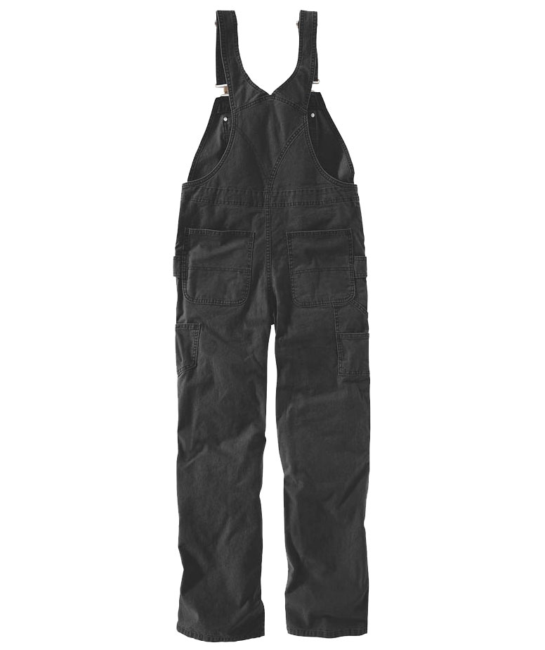 Carhartt Double Front BIB overall dam, Svart
