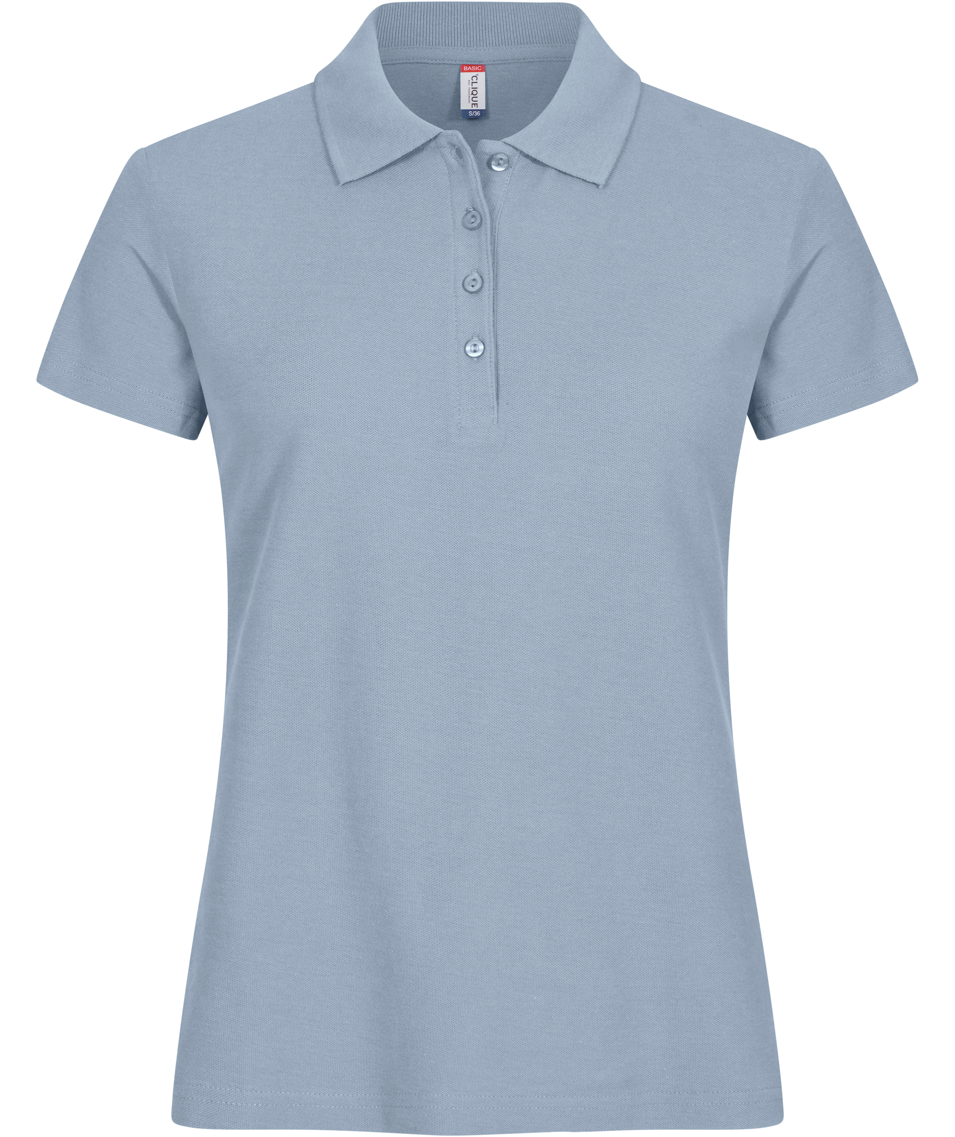 Clique Basic dame polo T-Skjorte, Soft Blue, Soft Blue, swatch