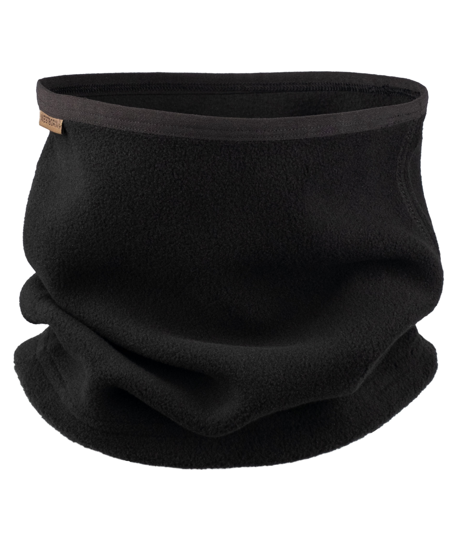 Westborn fleece halsv&auml;rmare, Black