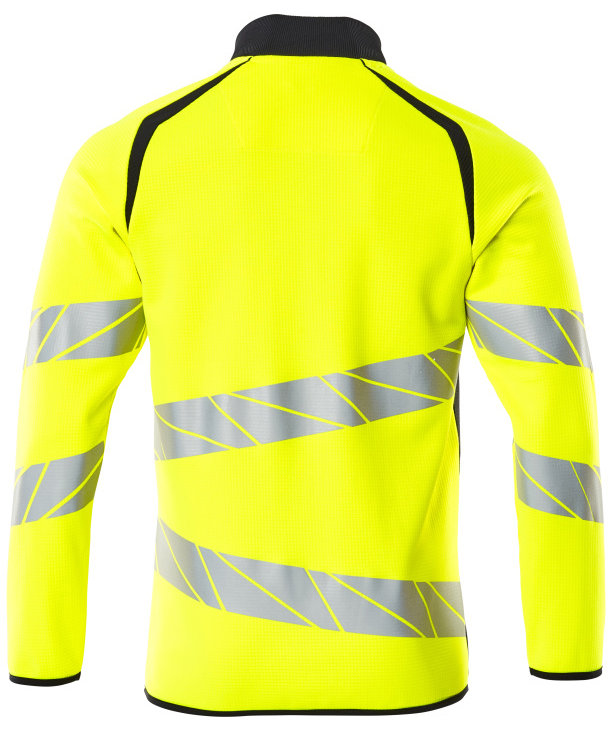 Mascot Accelerate Safe Cardigan, Hi-Vis Gelb/Dunkel Marine