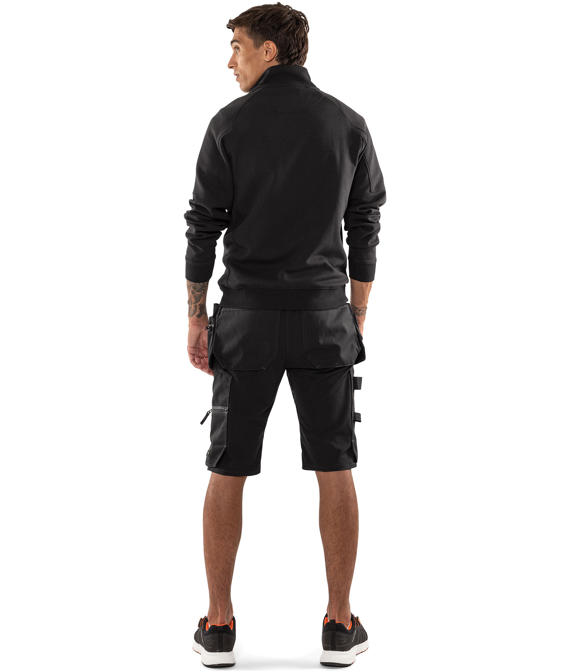 Fristads h&aring;ndverkershorts 2904 GWM, Svart, large image number 3