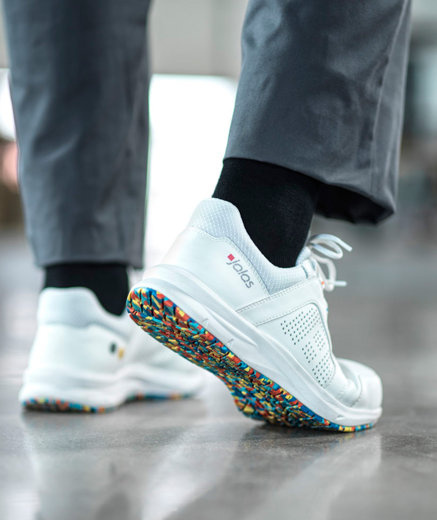 Jalas Tempus 5608 sikkerhedssko S1P, Hvid