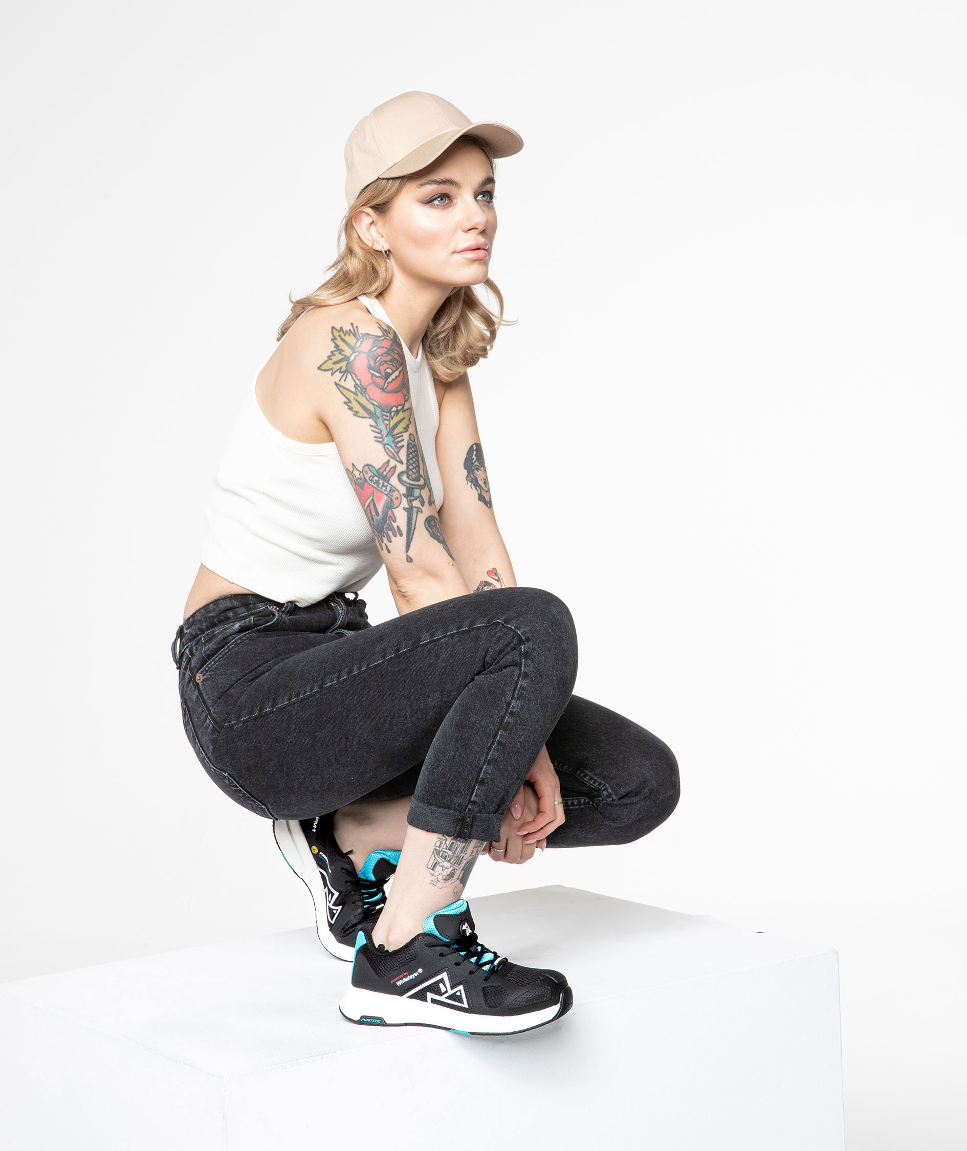 Airtox FM1 Sicherheitsschuhe S1P, Schwarz/Wei&szlig;, large image number 18