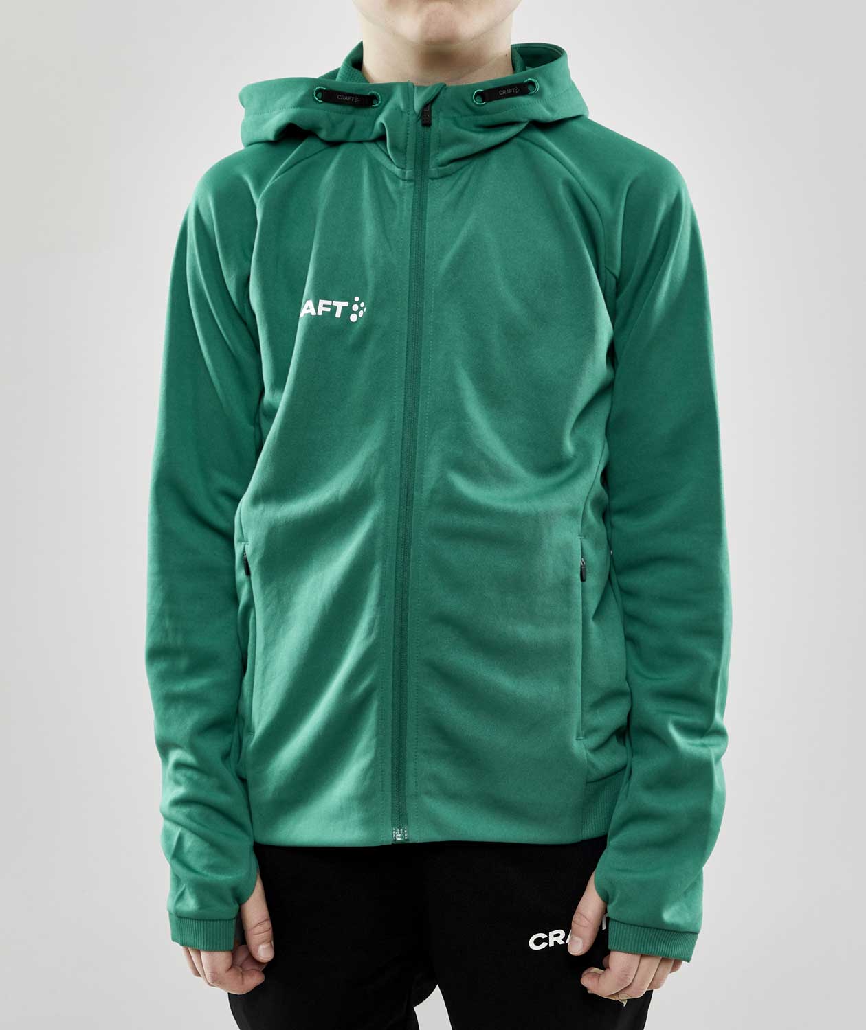 Craft Evolve hoodie for kids, Team green, large image number 1