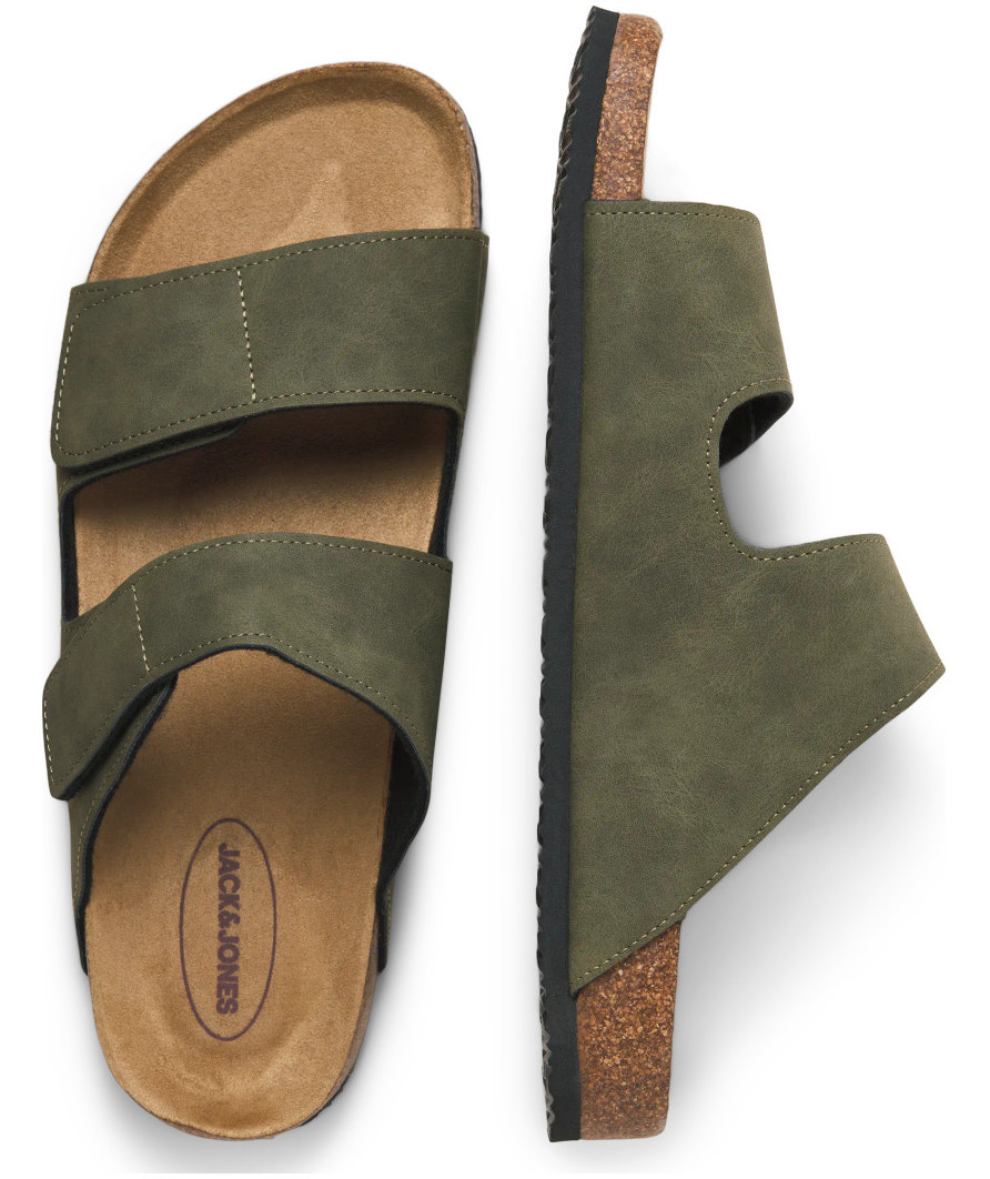 Jack & Jones JFWCENTRAL Sandalen, Anthracite, large image number 7