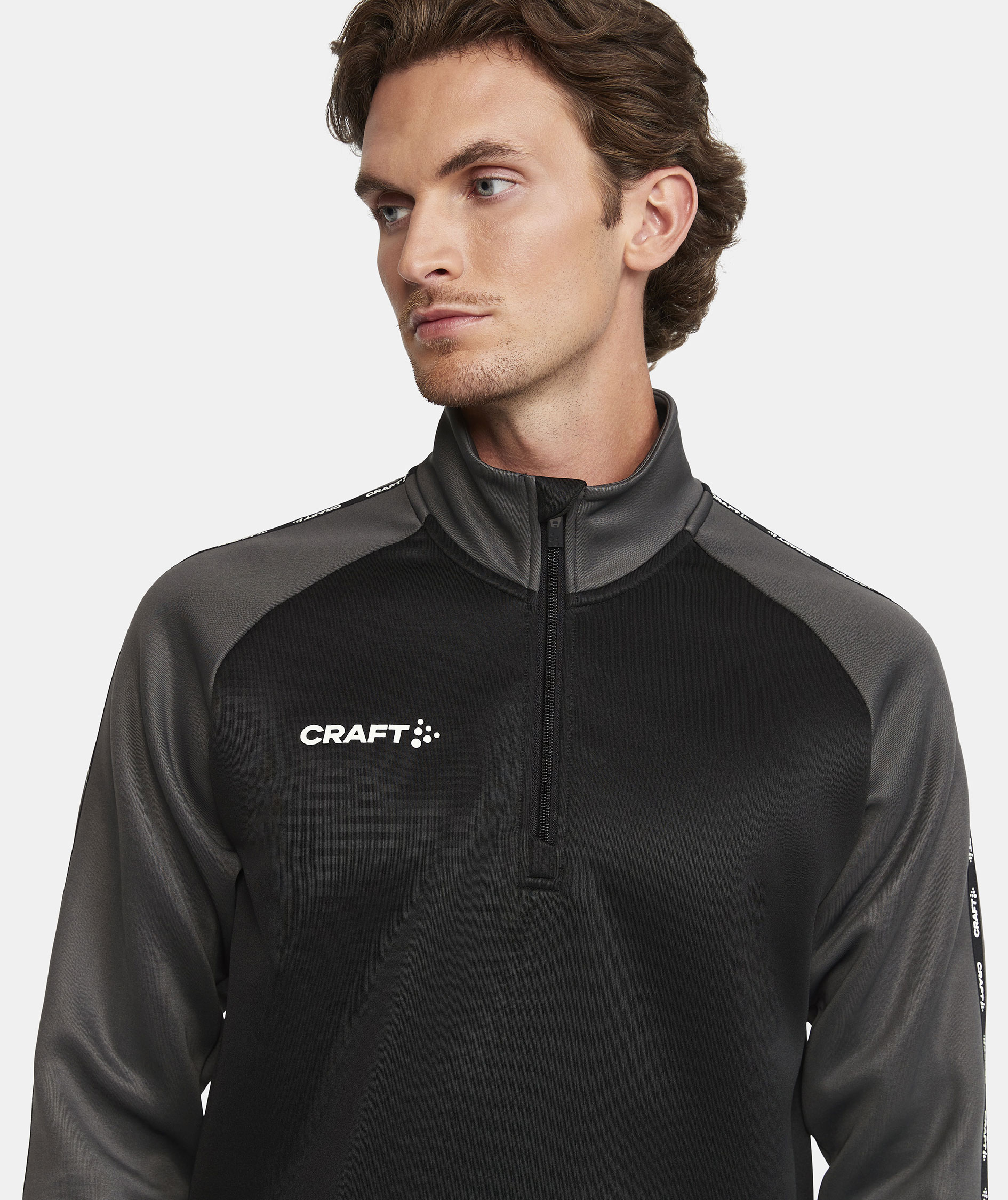 Craft Squad 2.0 halfzip training pullover, Black/Granite, large image number 3