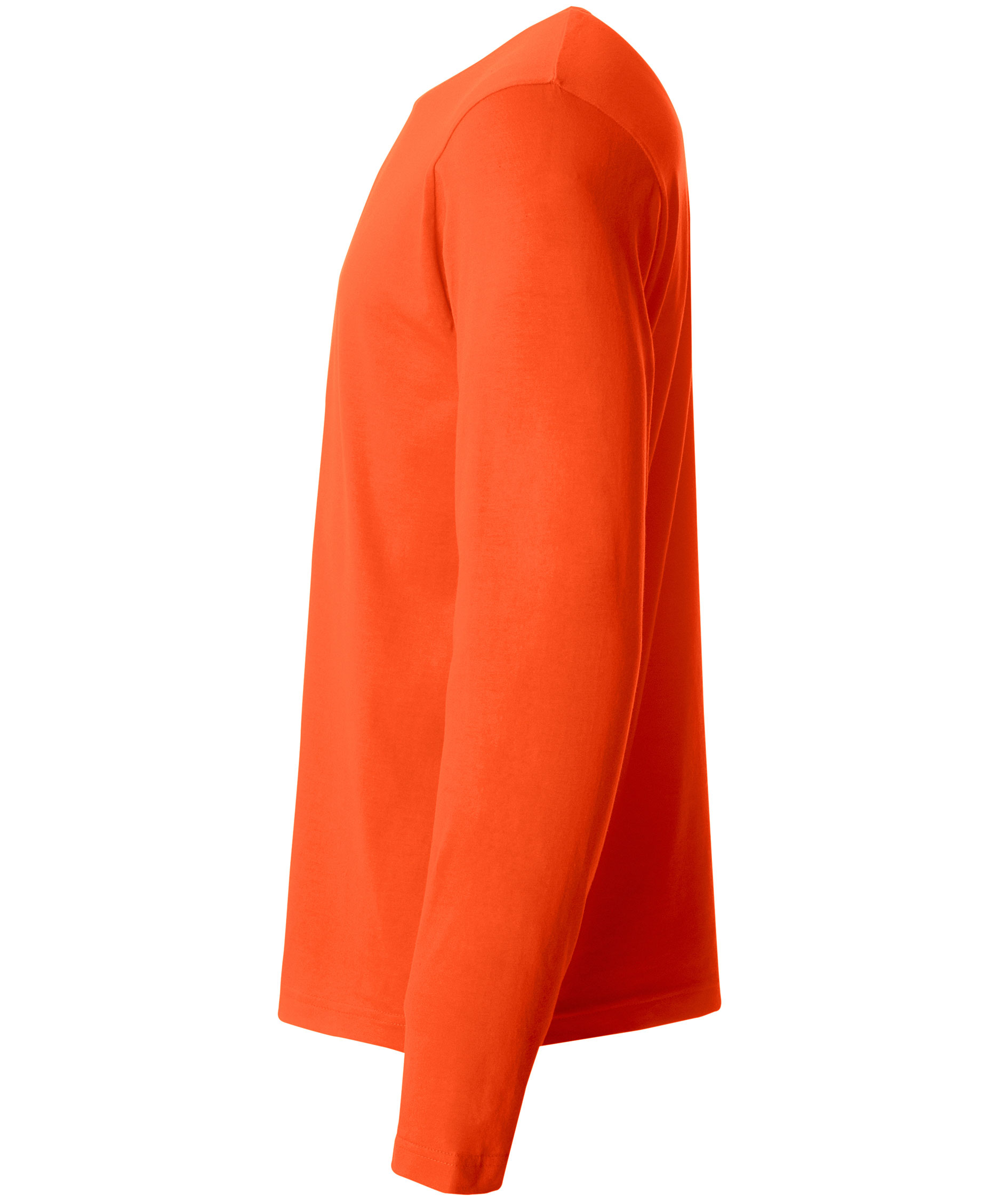 Clique Basic-T long-sleeved t-shirt, Blood orange, large image number 3