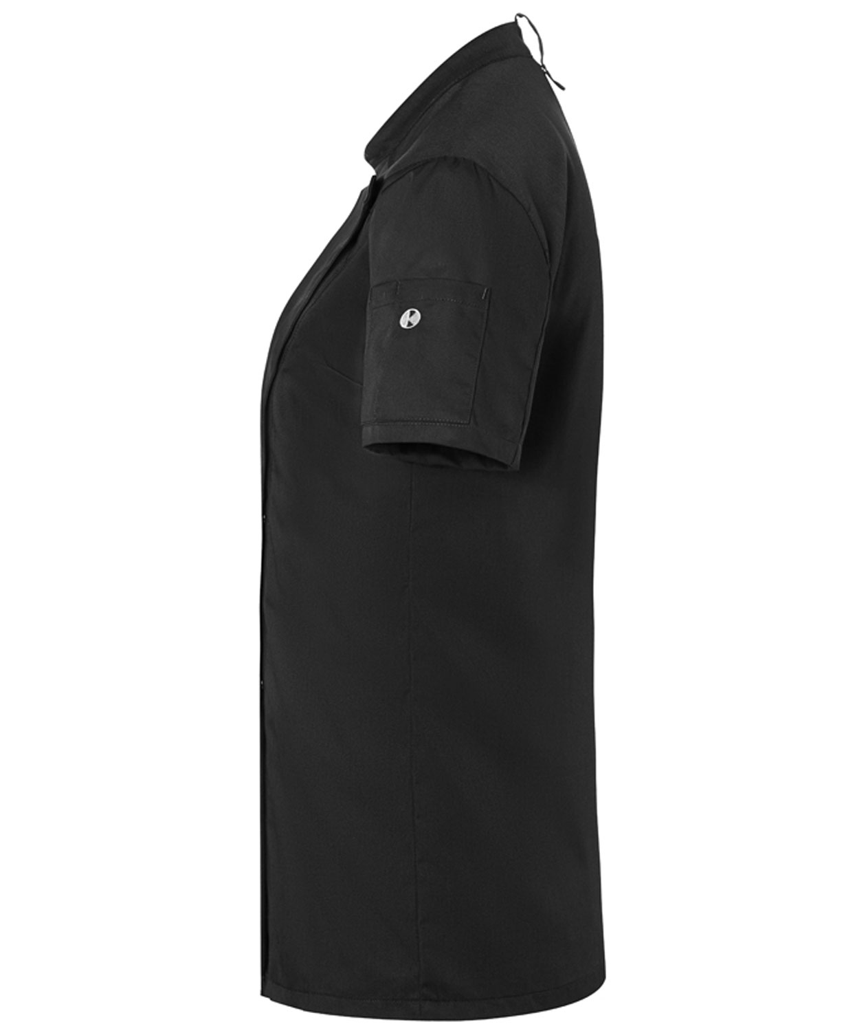 Karlowsky Modern-Look short sleeved chefs jacket, Black, large image number 2