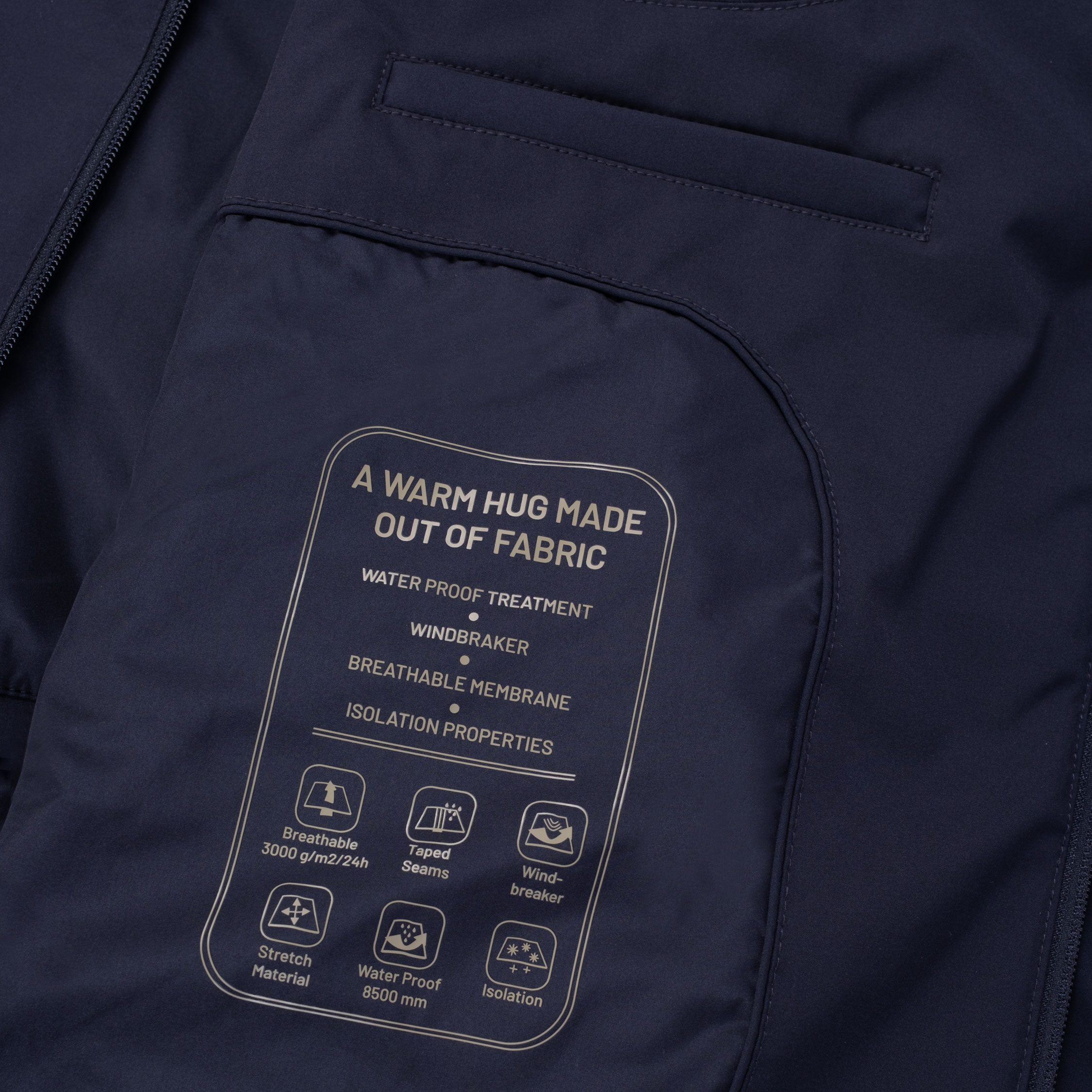 Pitch Stone Mac frakke, Navy, large image number 5