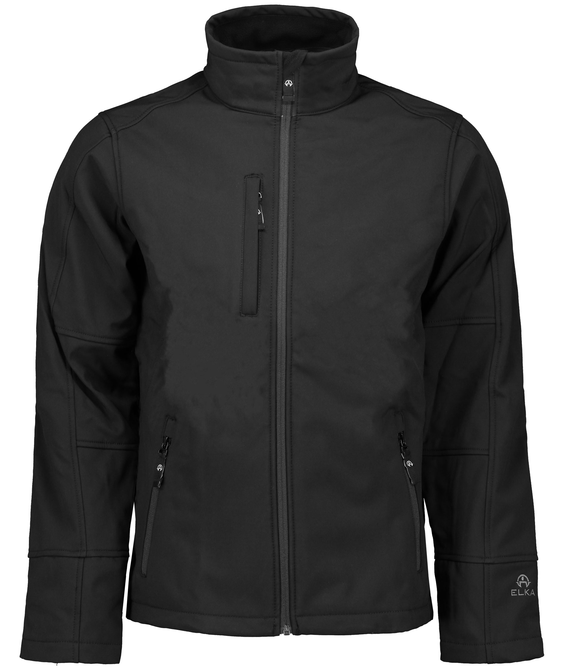 ELKA softshelljacka, Svart