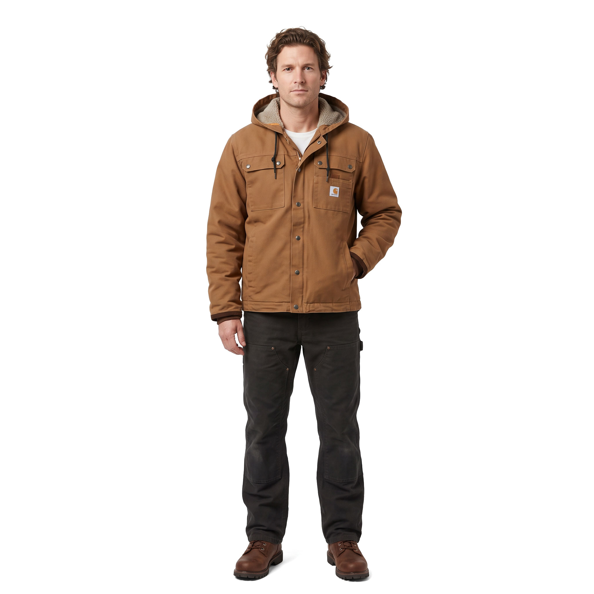 Carhartt Bartlett jakke, Brun, large image number 2
