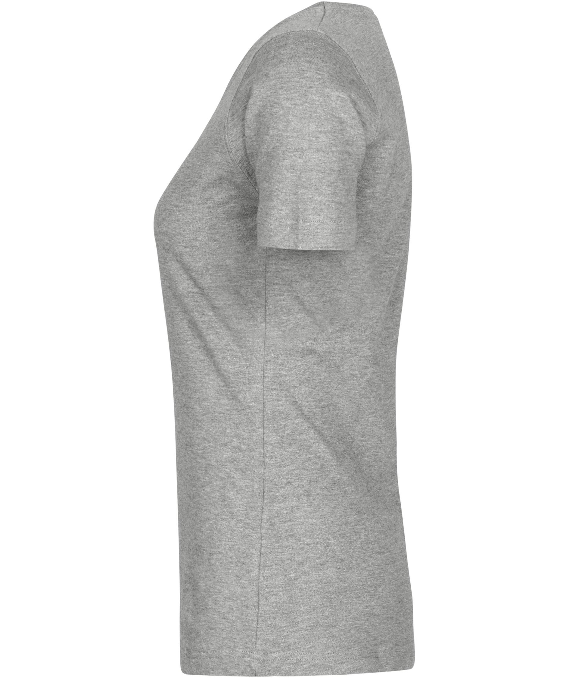 ID Interlock Damen T-Shirt, Grau Melange, large image number 2