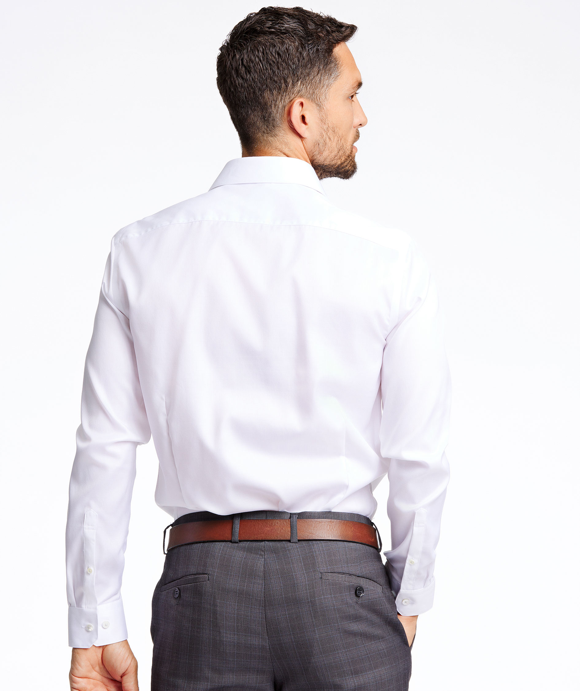 Lindbergh Twill slim fit shirt, White, large image number 6