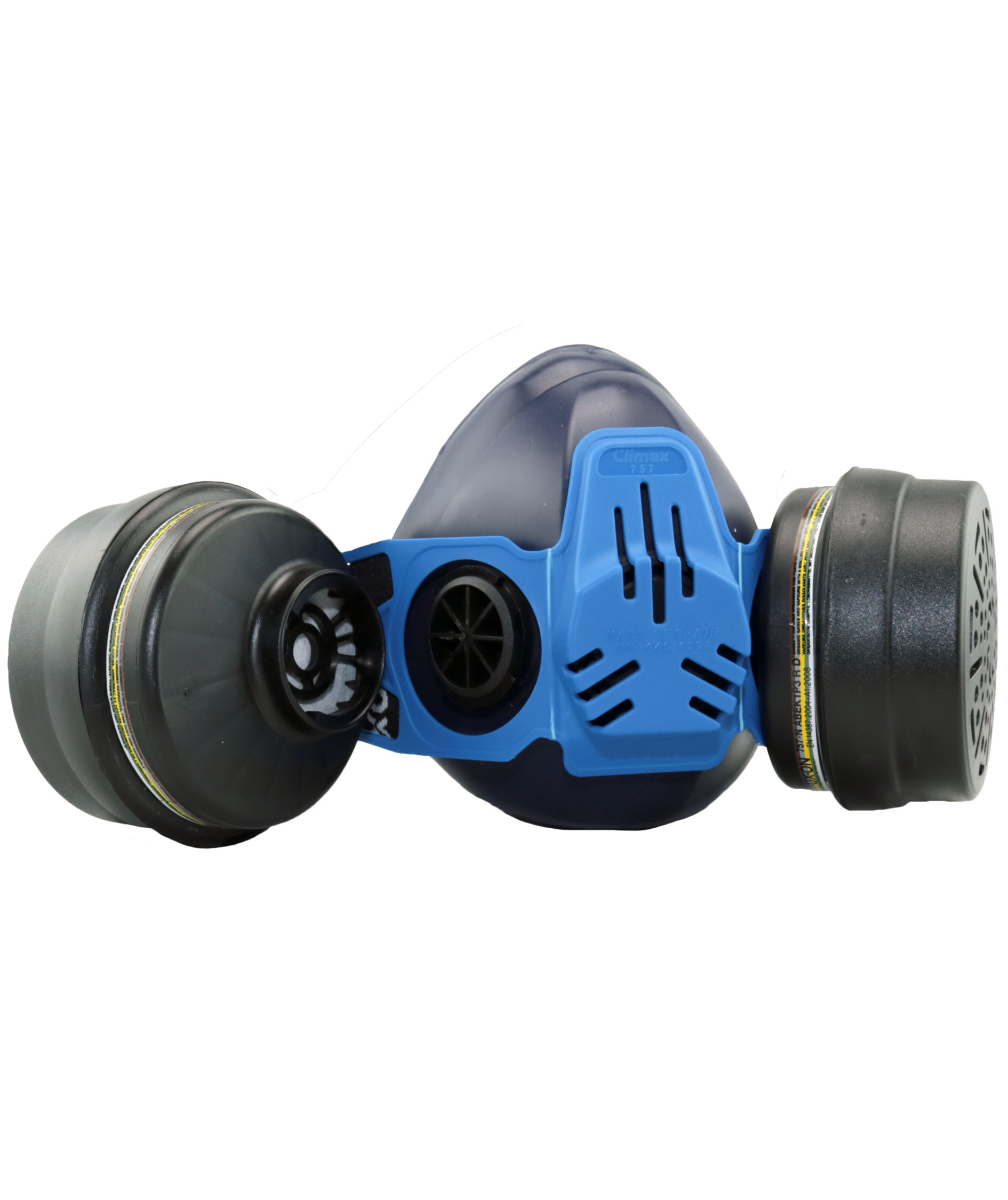 OX-ON halvmaskes&aelig;t chemical comfort ABEK1P3D, Bl&aring;, Bl&aring;, large image number 2