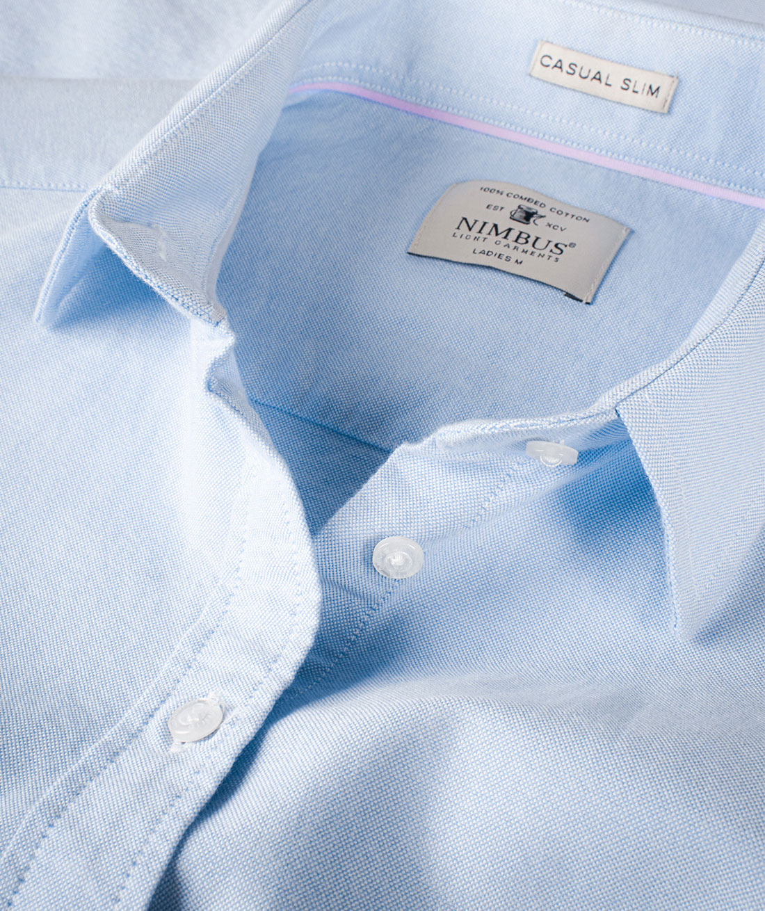 Nimbus Rochester Oxford skjorta dam, Ljus Bl&aring;, large image number 2