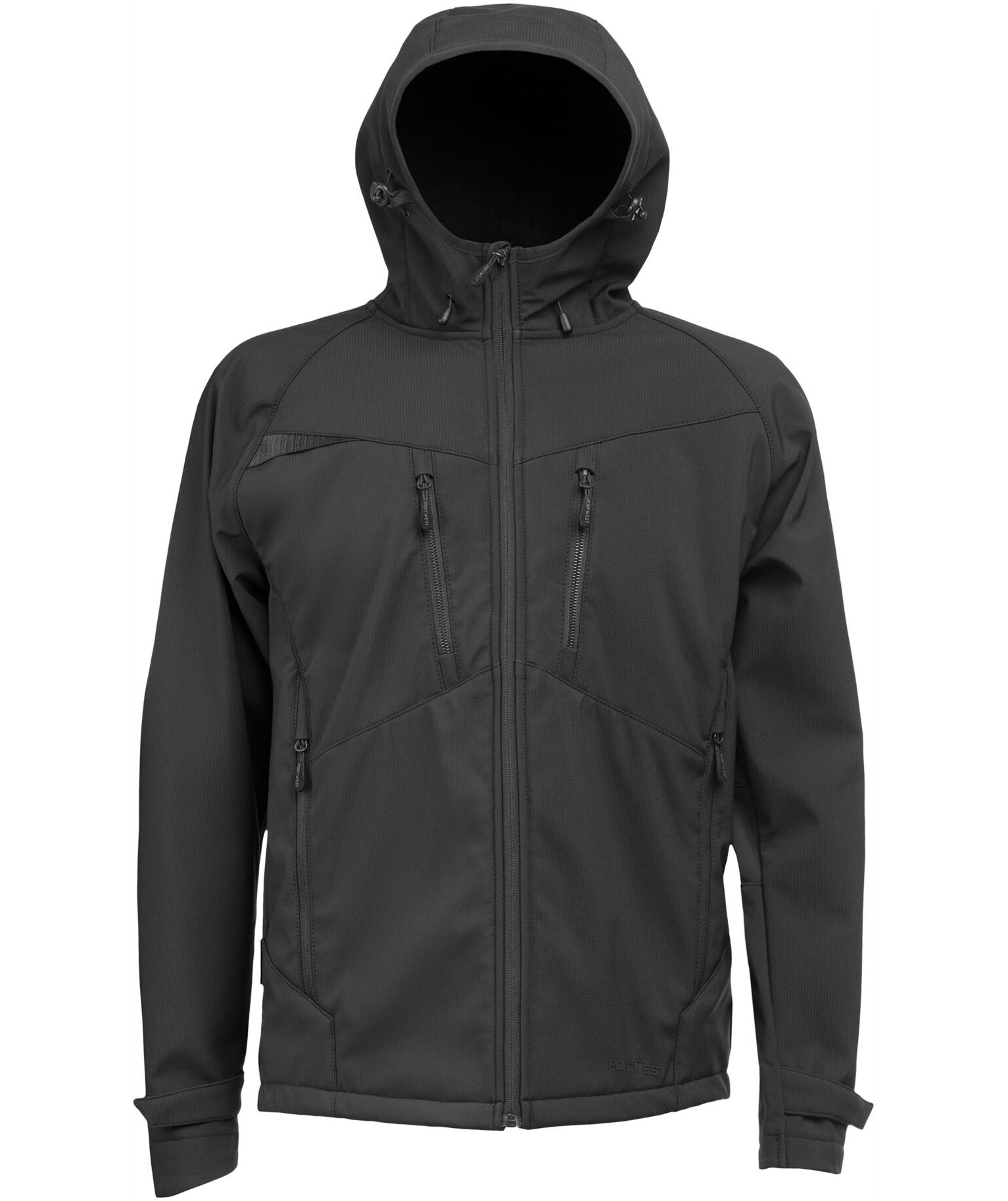 Portwest DX4 softshelljacka full stretch, Djup svart