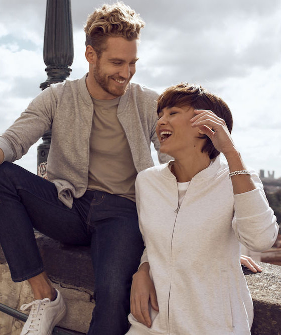 Clique Premium OC women's cardigan, Light grey mottled, large image number 1