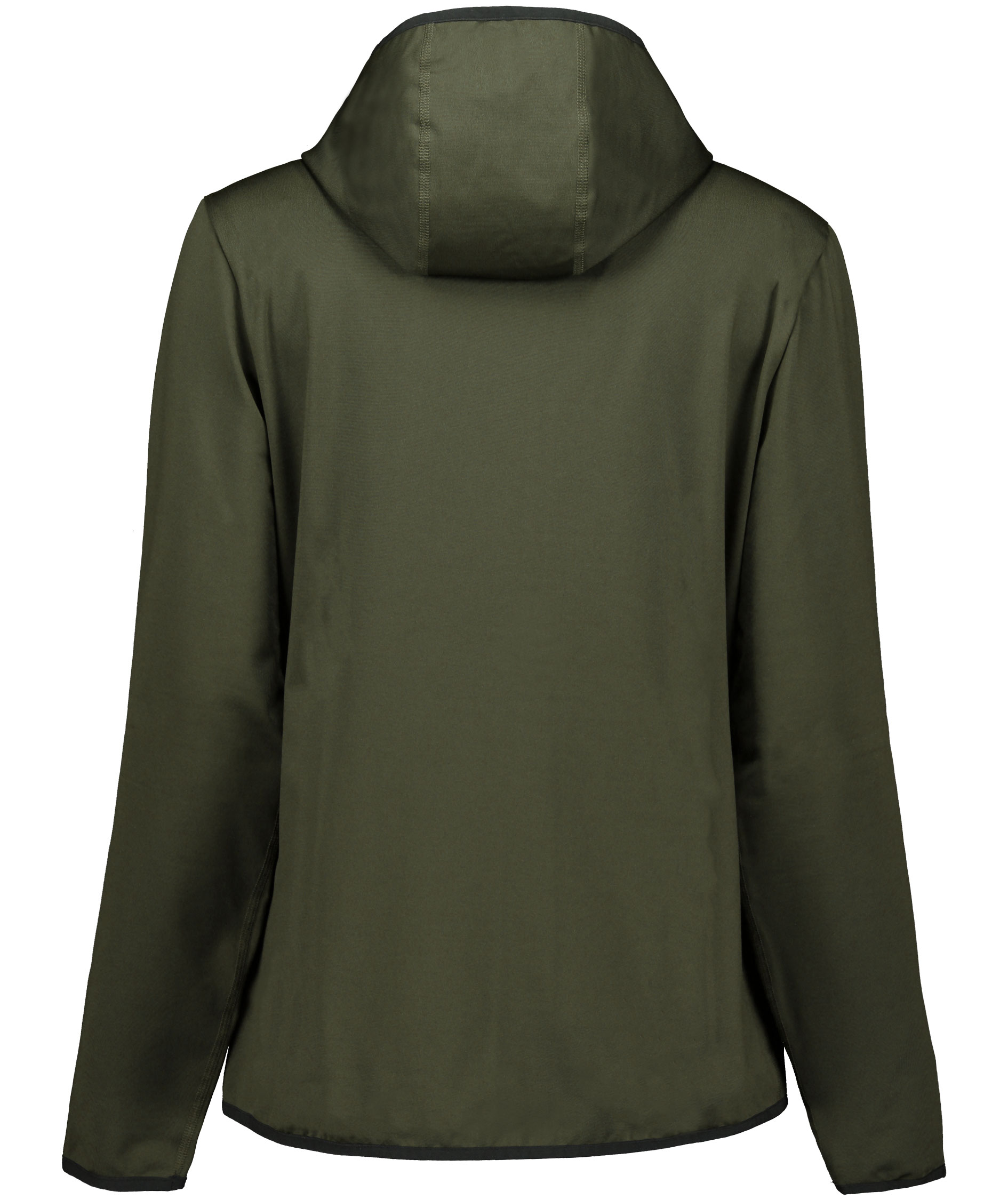 Westborn hoodie med dragkedja dam, Dusty Olive, large image number 3