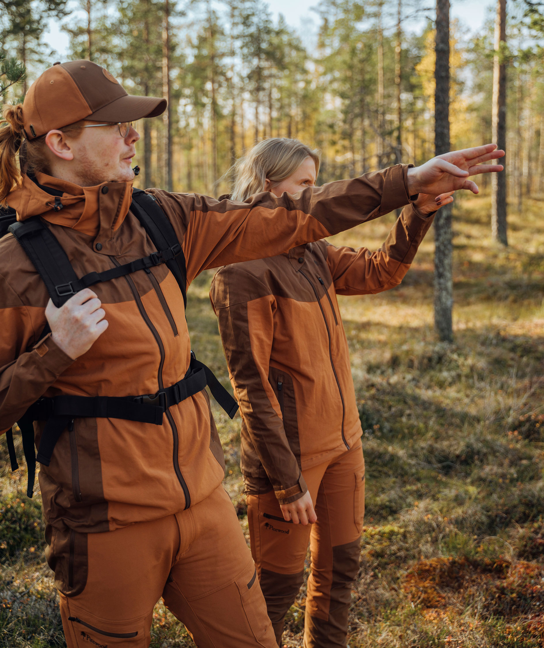 Pinewood Finnveden Hybrid friluftsjakke, Fudge/Nougat, large image number 8