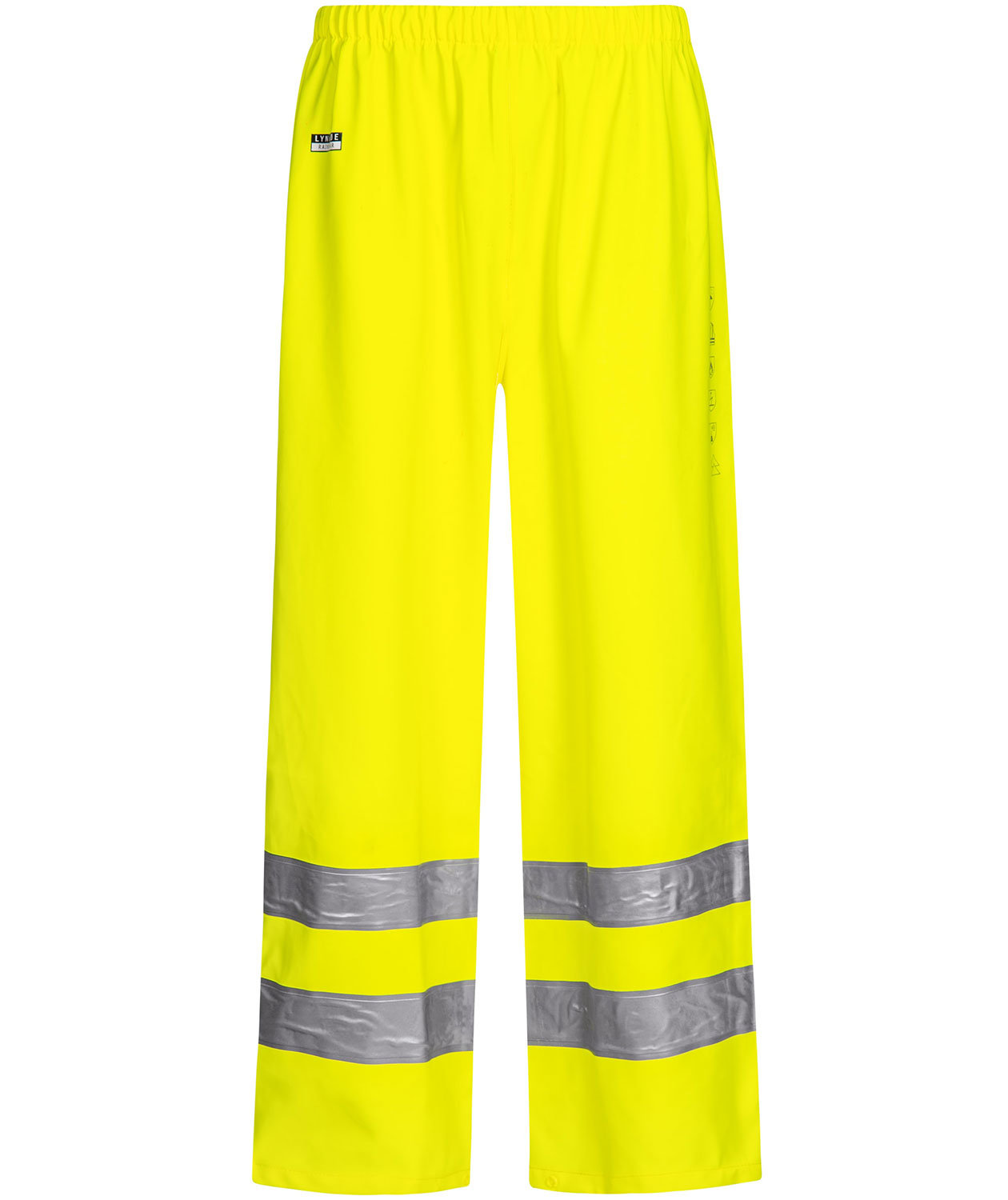 Lyngs&oslash;e Multinorm regnbyxa, Varsel Gul