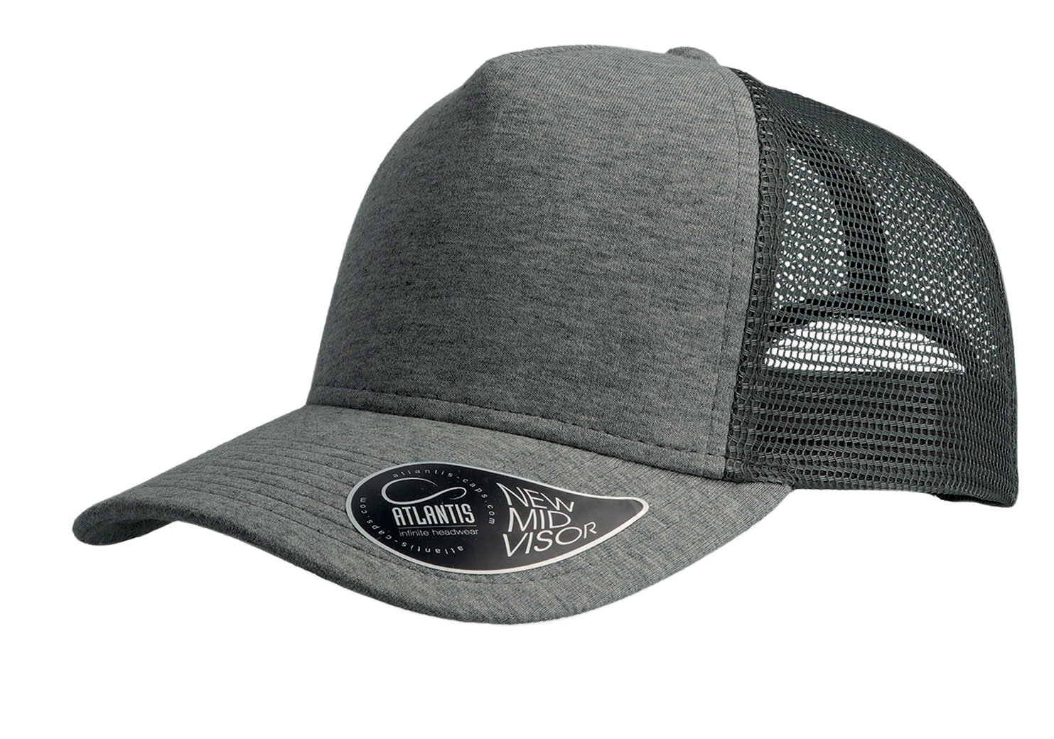 Atlantis Trucker Rapper jersey kep, Dark Grey, Dark Grey, swatch