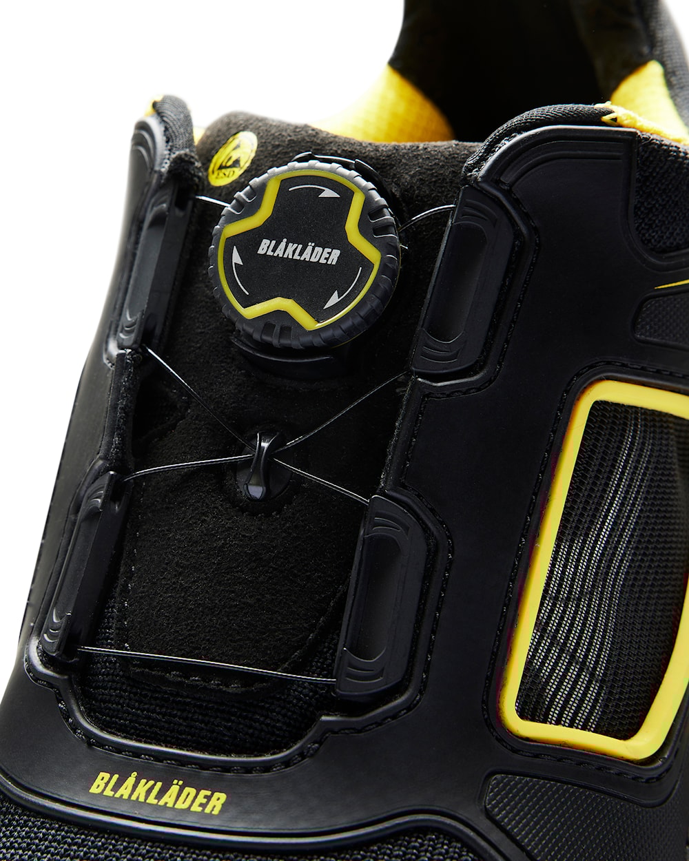 Bl&aring;kl&auml;der&nbsp;Gecko skyddsskor S1P, Svart/Gul